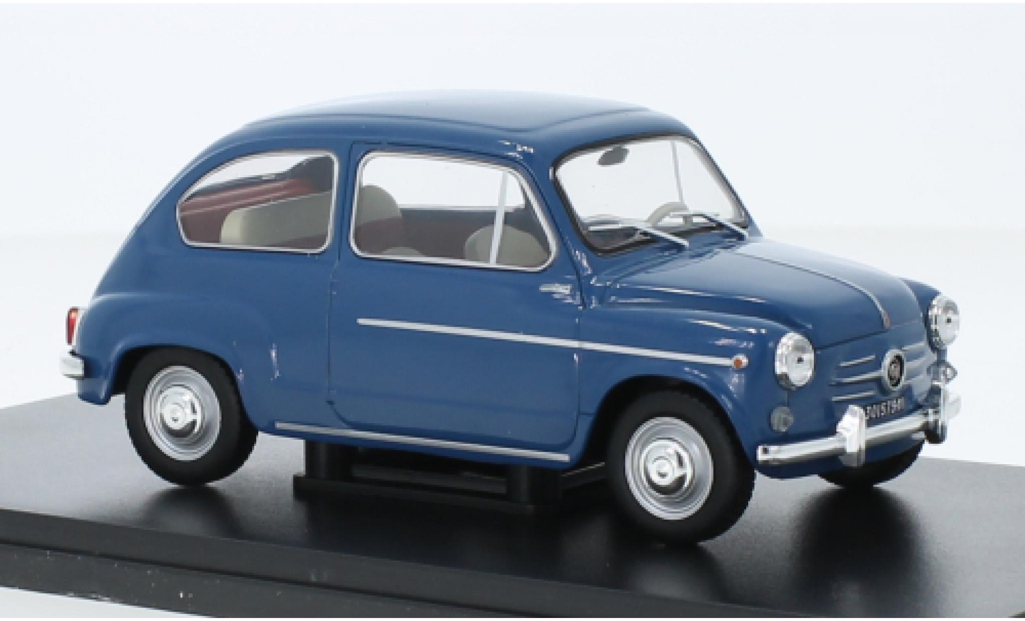 Fiat 600 1/24 SpecialC .-132 D (1.Serie) blauw 1960 modelauto
