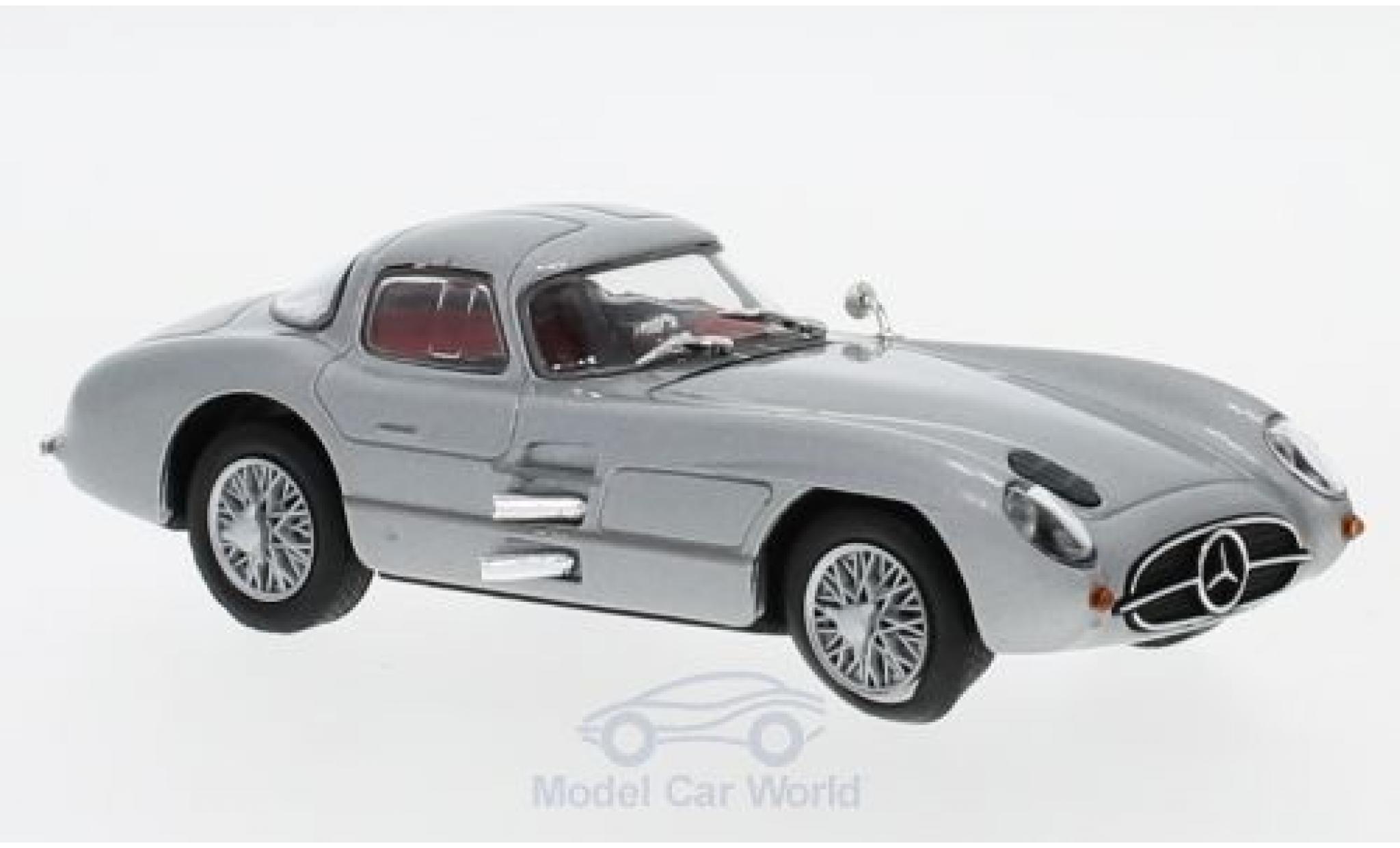 Mercedes 300 1/43 SpecialC SLR Uhlenhaut-Coupe (W196S) grijs 1955 ohne Vitrine modelauto