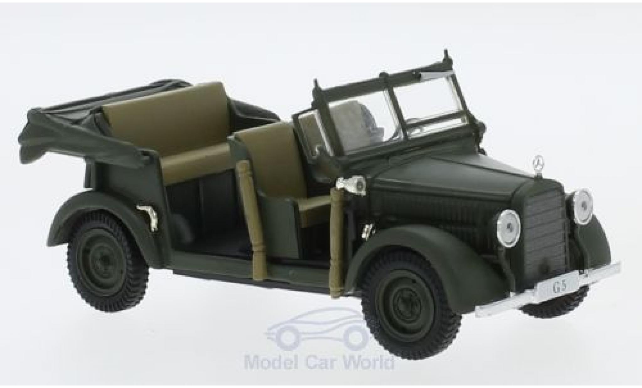 Mercedes Classe G 1/43 SpecialC G 5 (W152) matt-groen 1938 ohne Vitrine modelauto