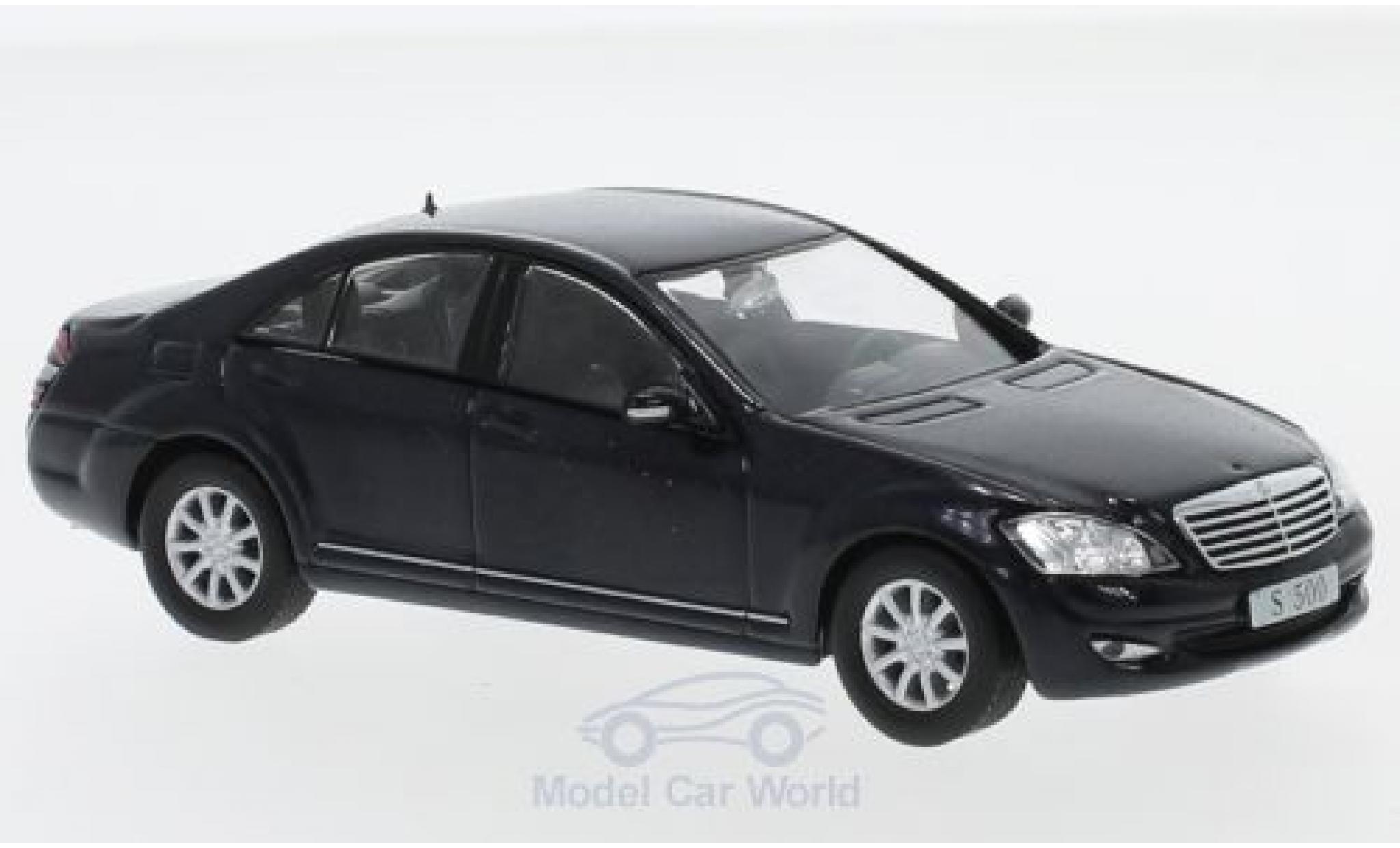 Mercedes Classe S 1/43 SpecialC S 500 (W221) blauw 2005 ohne Vitrine modelauto