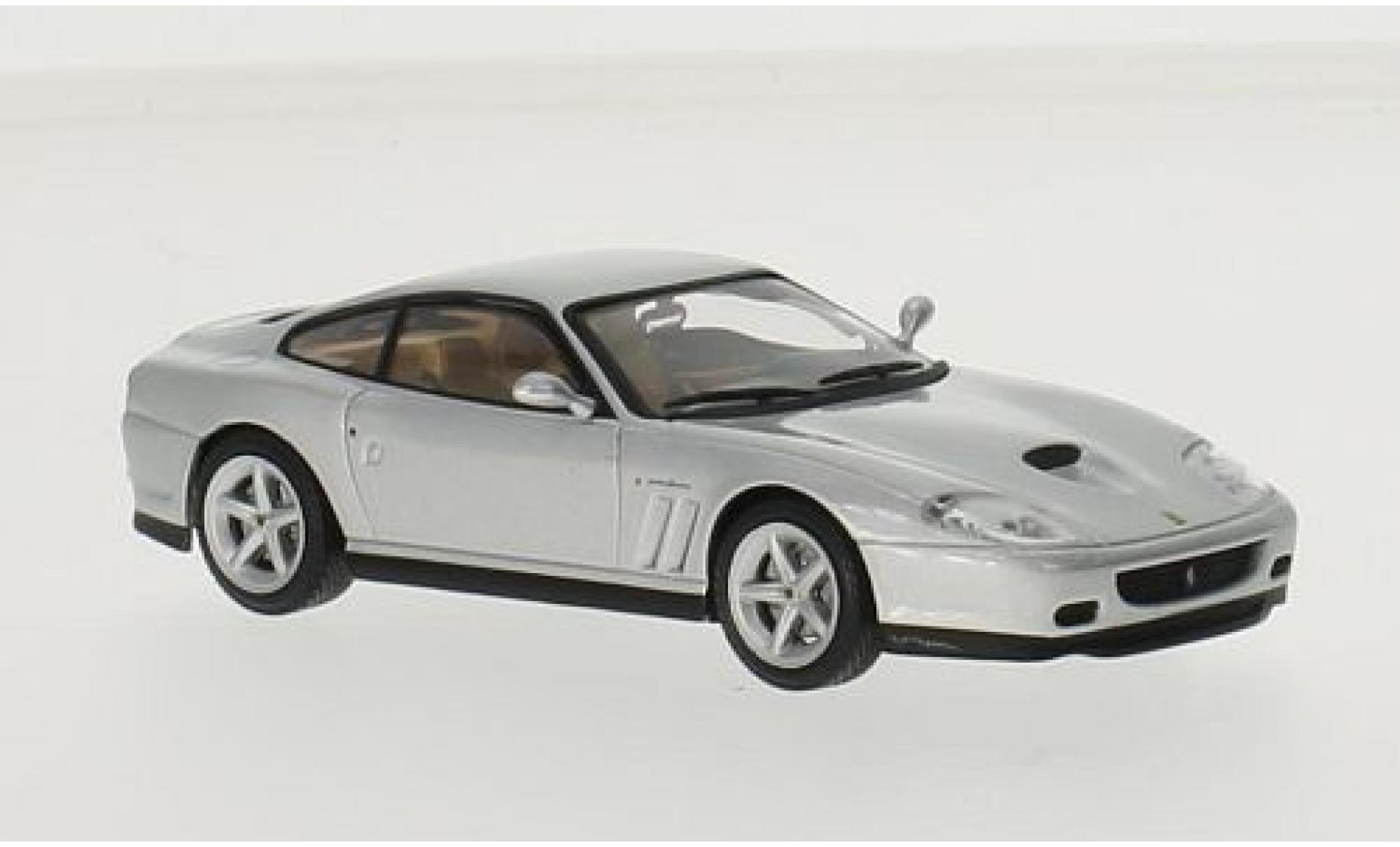 Ferrari 575 1/43 SpecialC M Maranello grijs sans Vitrine modelauto