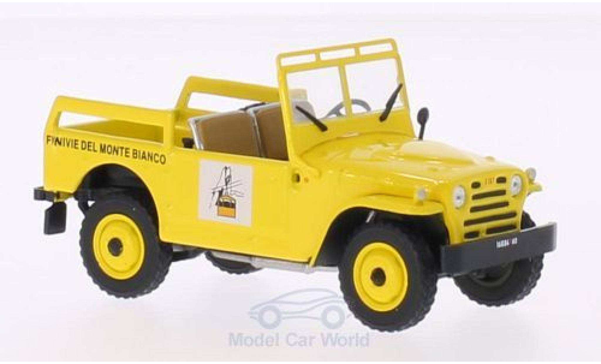 Fiat Campagnola 1/43 SpecialC Funnivie Del Monte Bianco 1963 ohne Vitrine modelauto