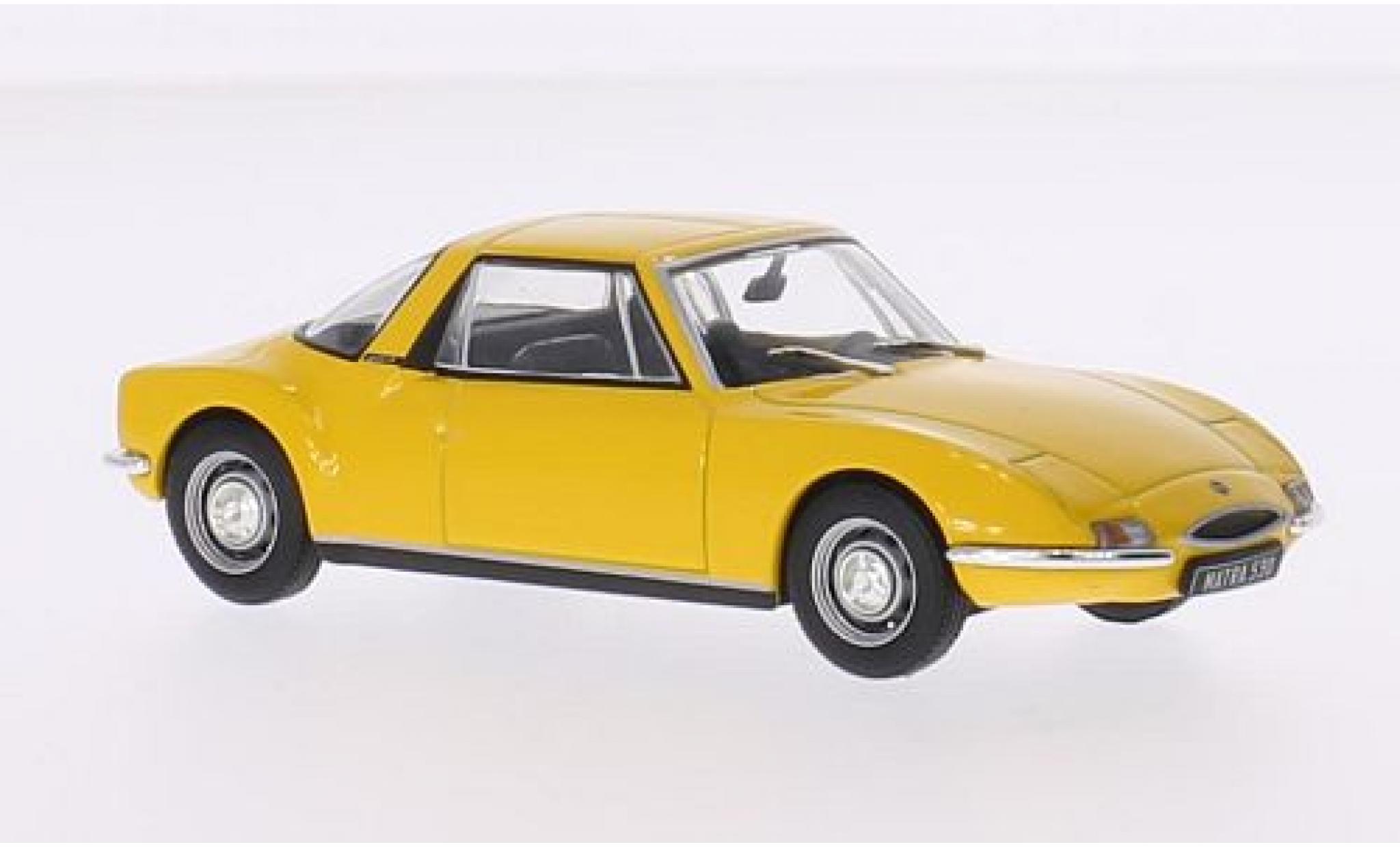 Matra 530 1/43 SpecialC geel 1968 sans Vitrine modelauto