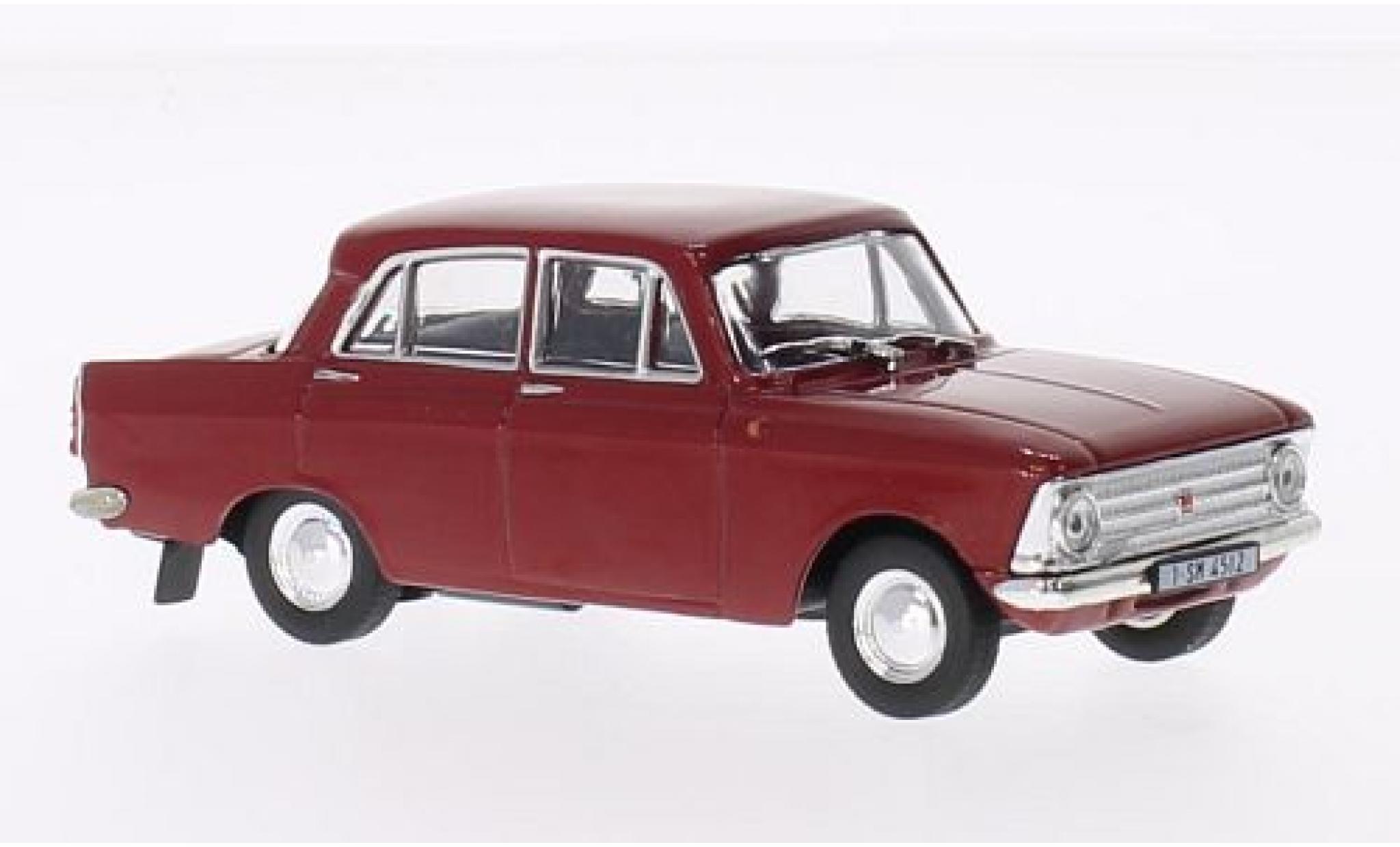 Moskwitsch 408 1/43 SpecialC - 412 rood sans Vitrine modelauto