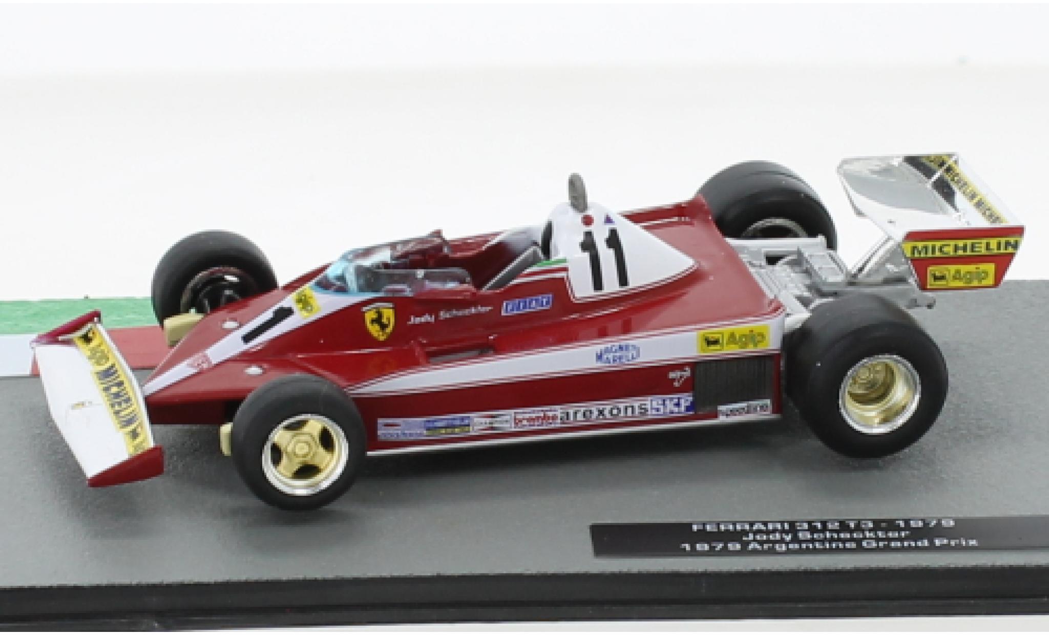 Ferrari 312 1/43 SpecialC T3 No.11 Formel 1 GP Zilverinien 1979 modelauto