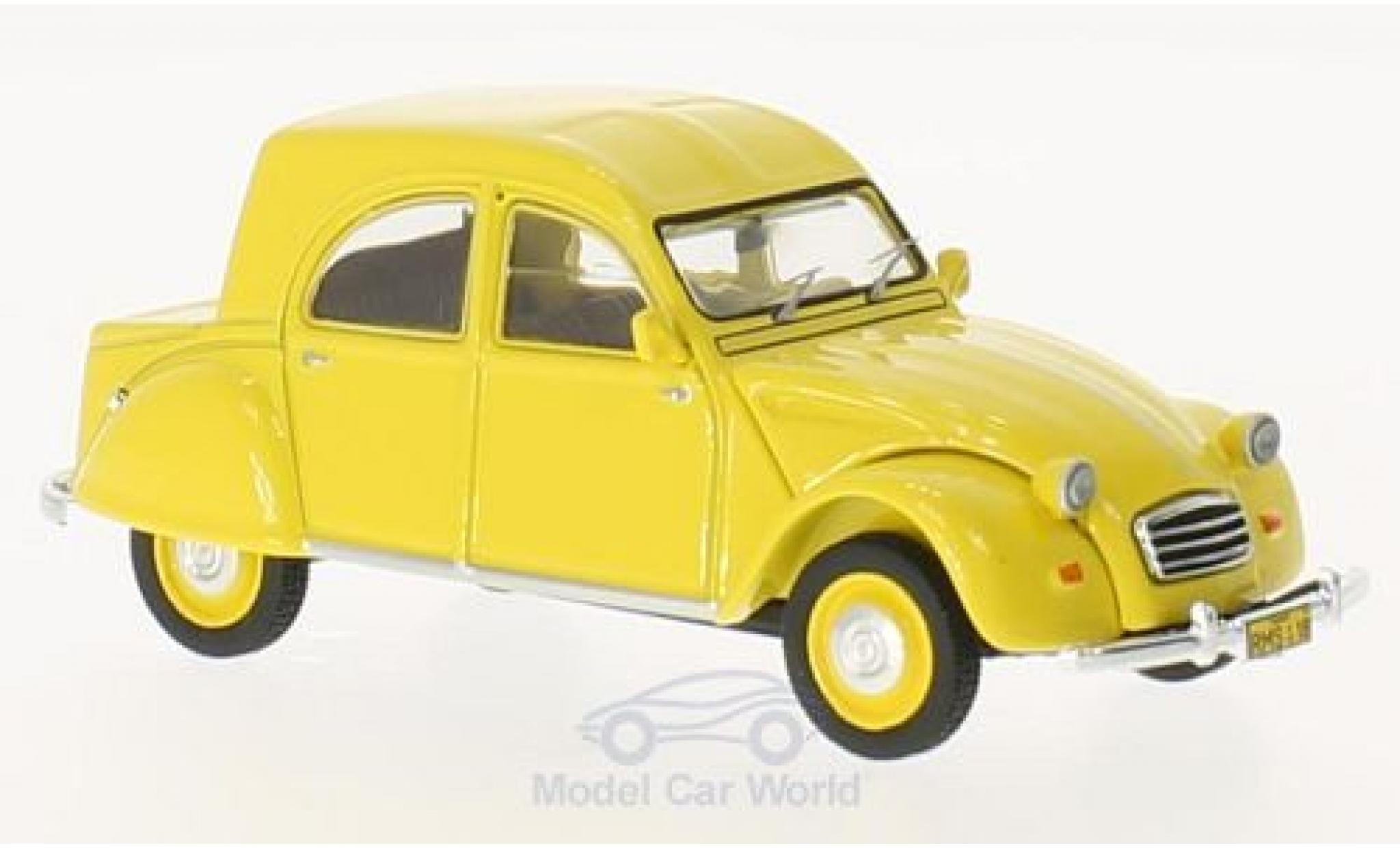 Citroen 2CV 1/43 SpecialC Citroneta geel 1970 Chile ohne Vitrine modelauto