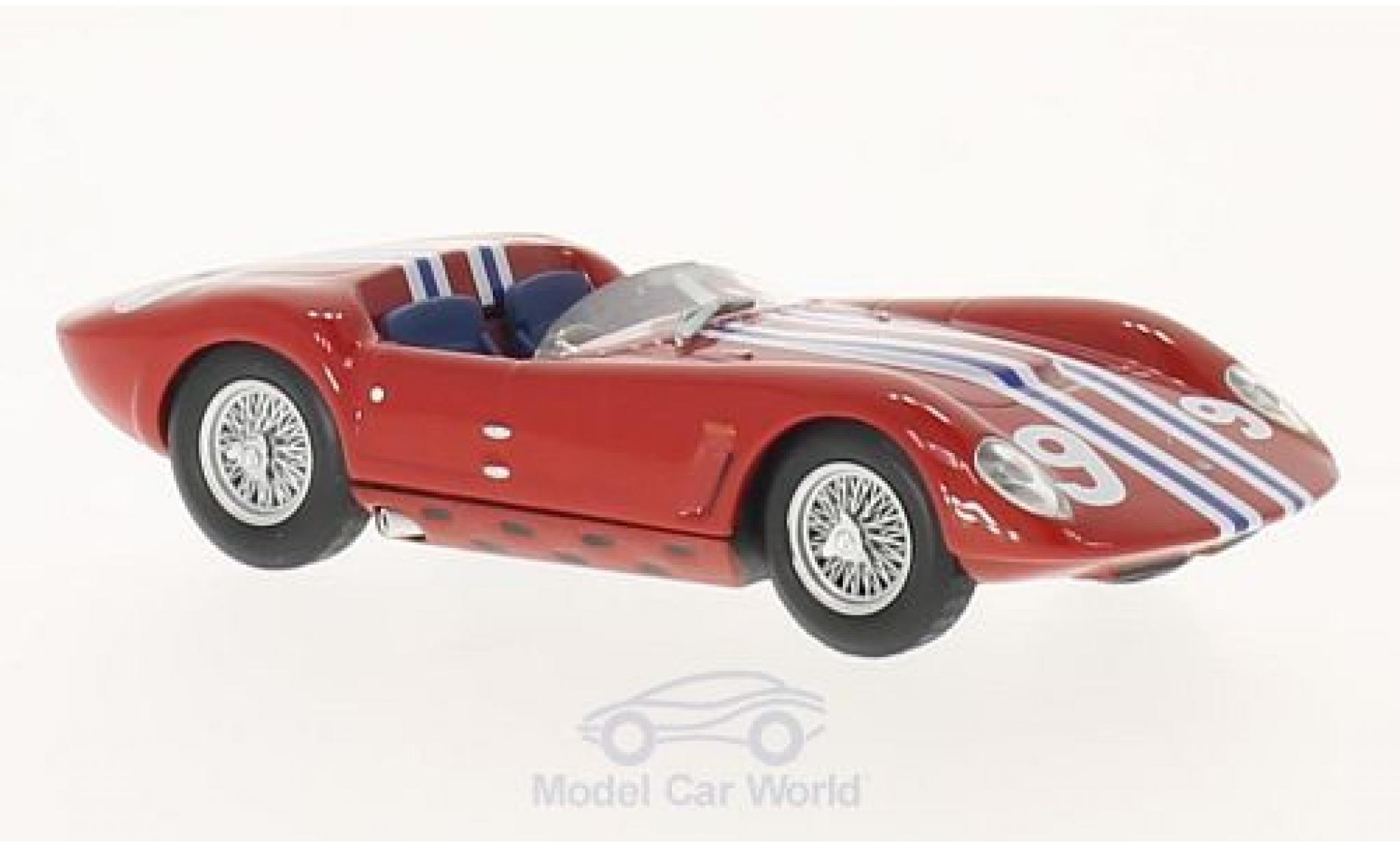 Maserati Tipo 1/43 SpecialC 61 No.9 Birdcage-Drogo GT Trophy 1963 L.Casner ohne Vitrine modelauto