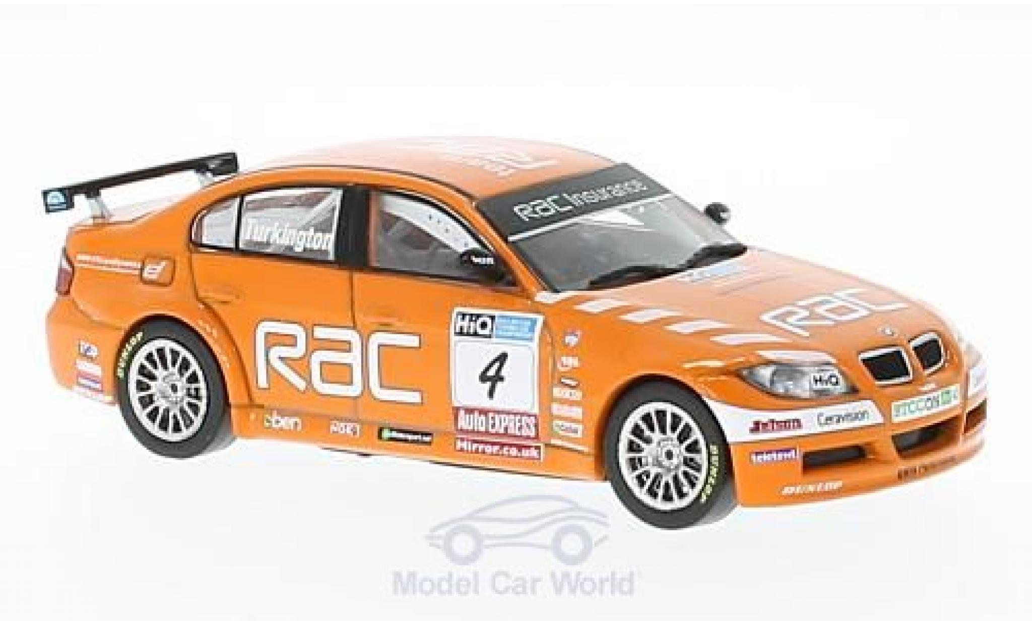 Bmw 320 1/43 SpecialC si (E90) No.4 WSR Team RAC BTCC 2009 C.Turkington ohne Vitrine modelauto