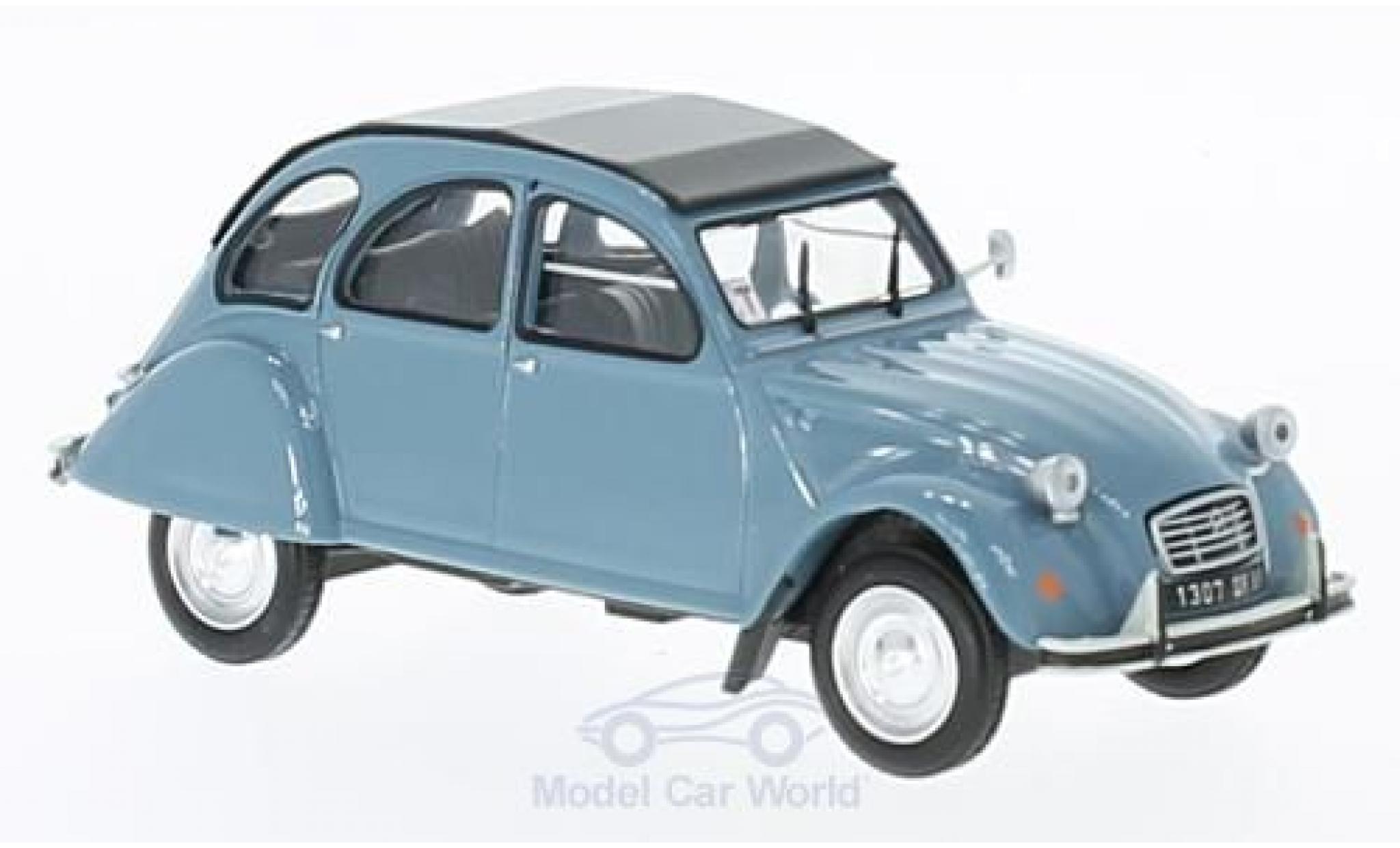 Citroen 2CV 1/43 SpecialC 2 CV 6 blauw/zwart Medecin (F) mit Figur modelauto
