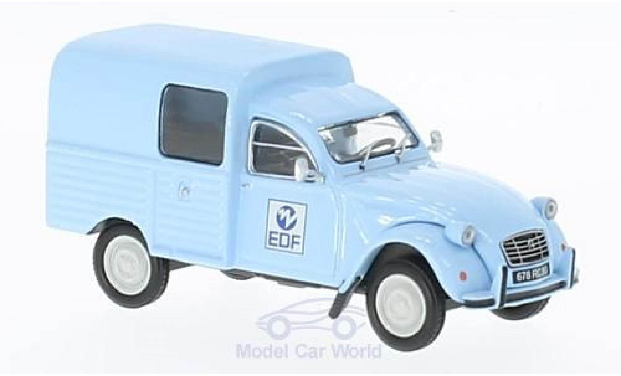 Citroen 2CV 1/43 SpecialC AKS 400 EDF / GDF mit Figur modelauto