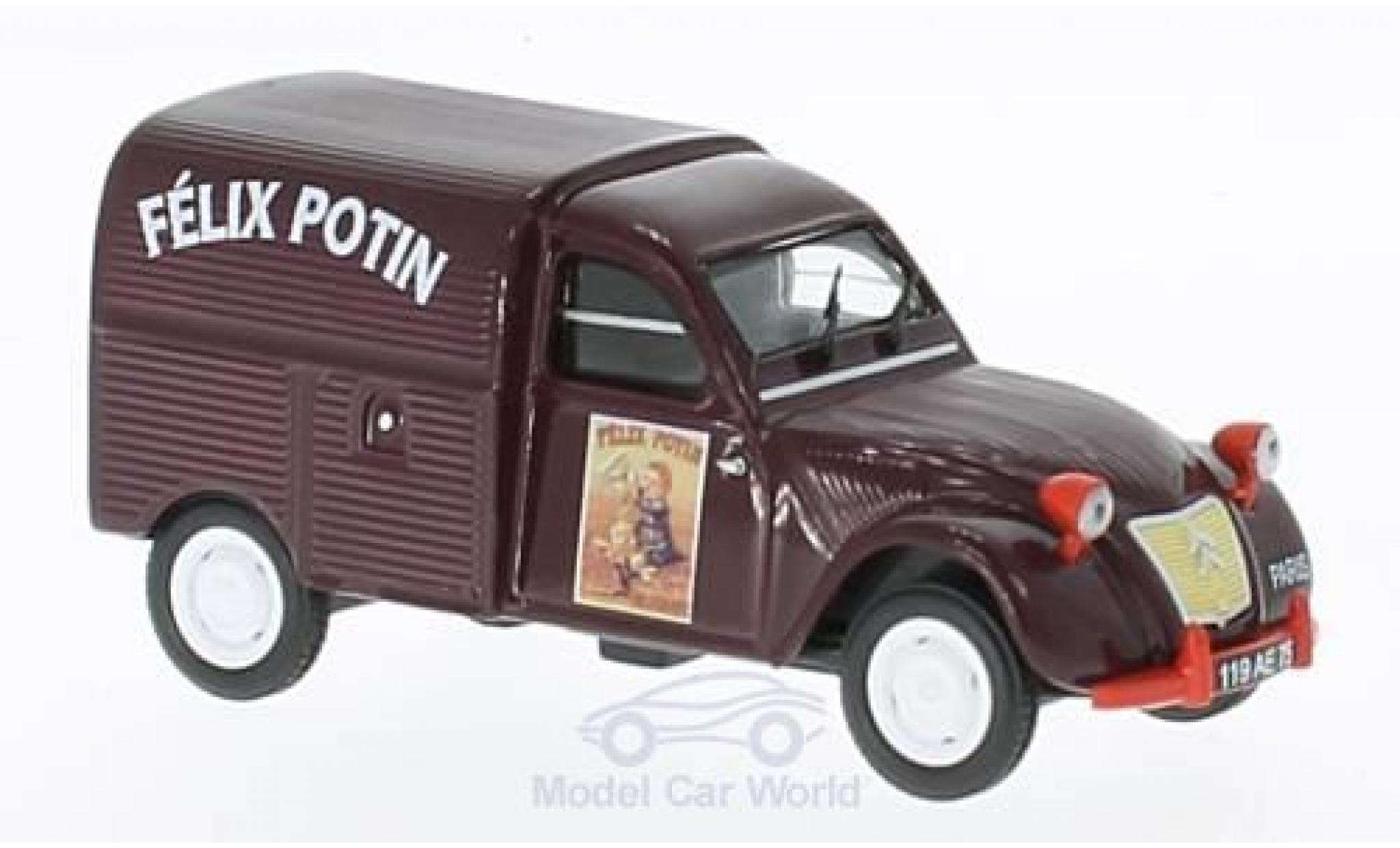 Citroen 2CV 1/43 SpecialC Felix Potin mit Figur modelauto