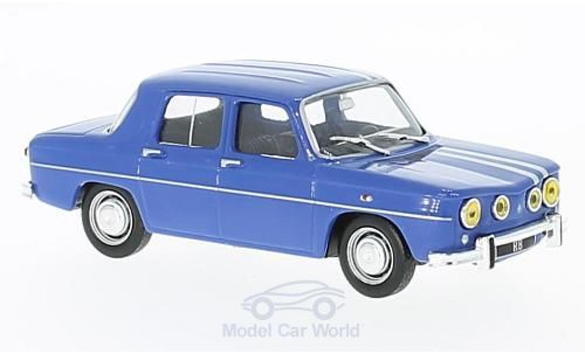 Renault 8 1/43 SpecialC Gordini 1300 blauw 1966 ohne Vitrine modelauto