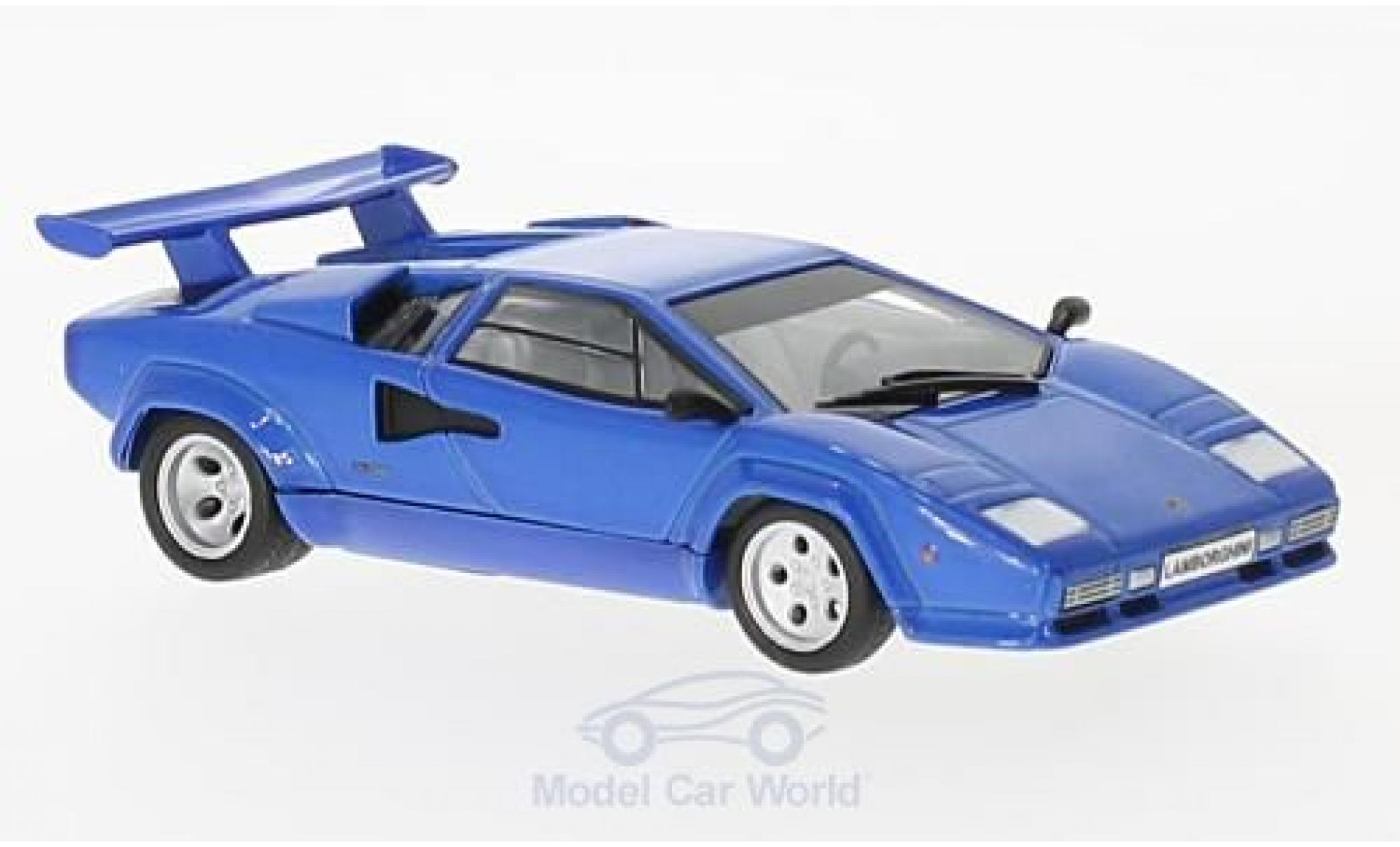 Lamborghini Countach LP 400 1/43 SpecialC LP 400 S blauw 1978 modelauto