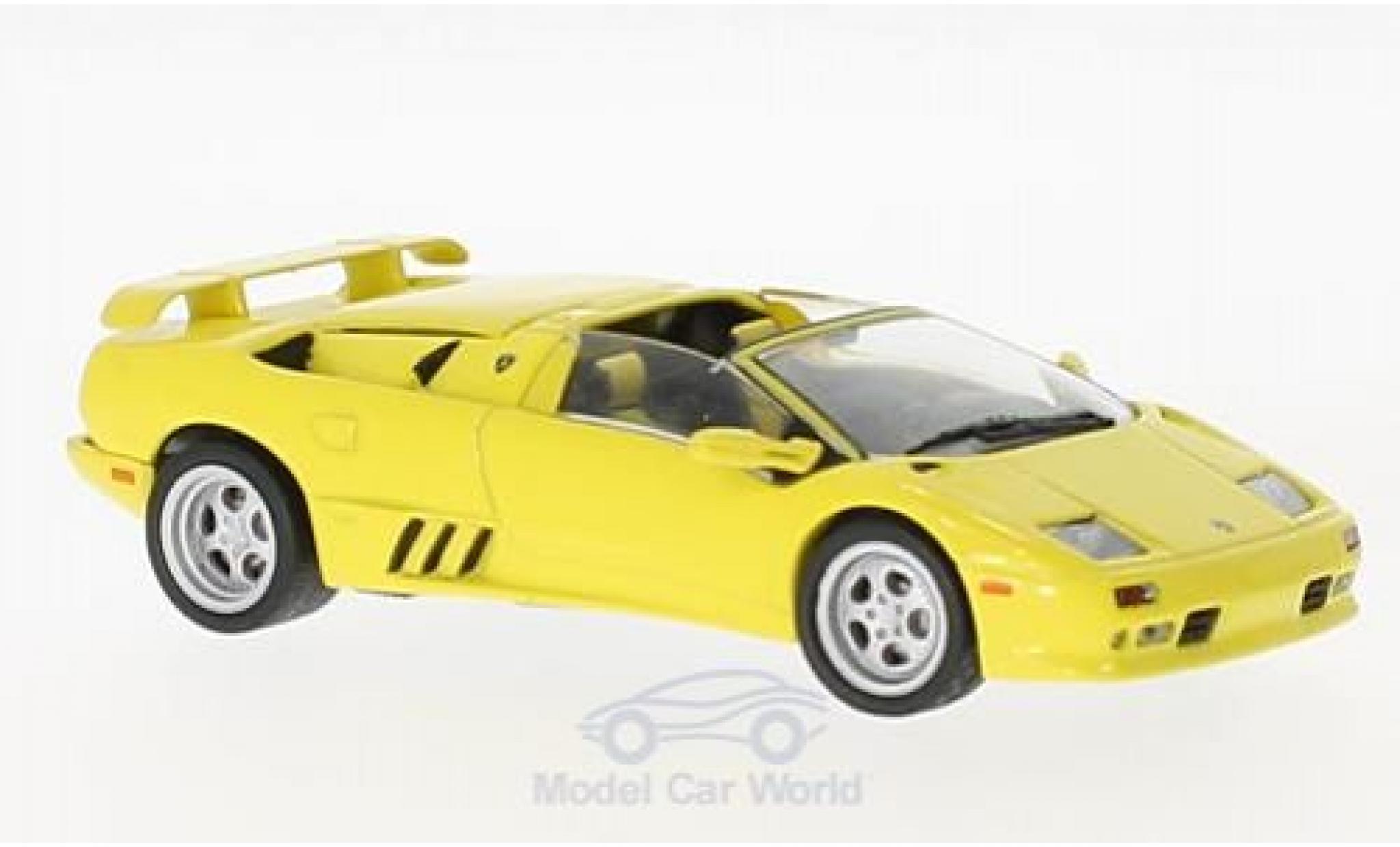 Lamborghini Diablo 1/43 SpecialC Roadster geel 2000 modelauto