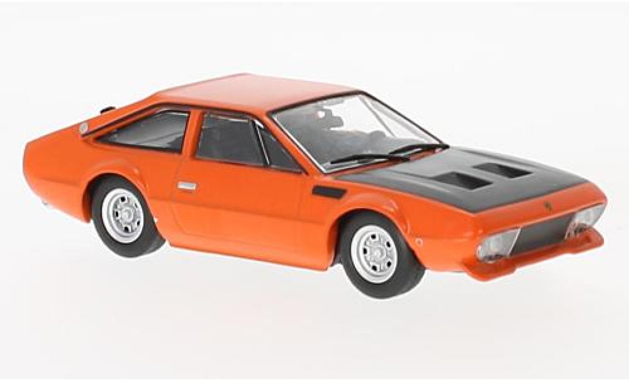 Lamborghini Jarama 1/43 SpecialC GTS oranje/zwart 1972 Bob Wallace modelauto