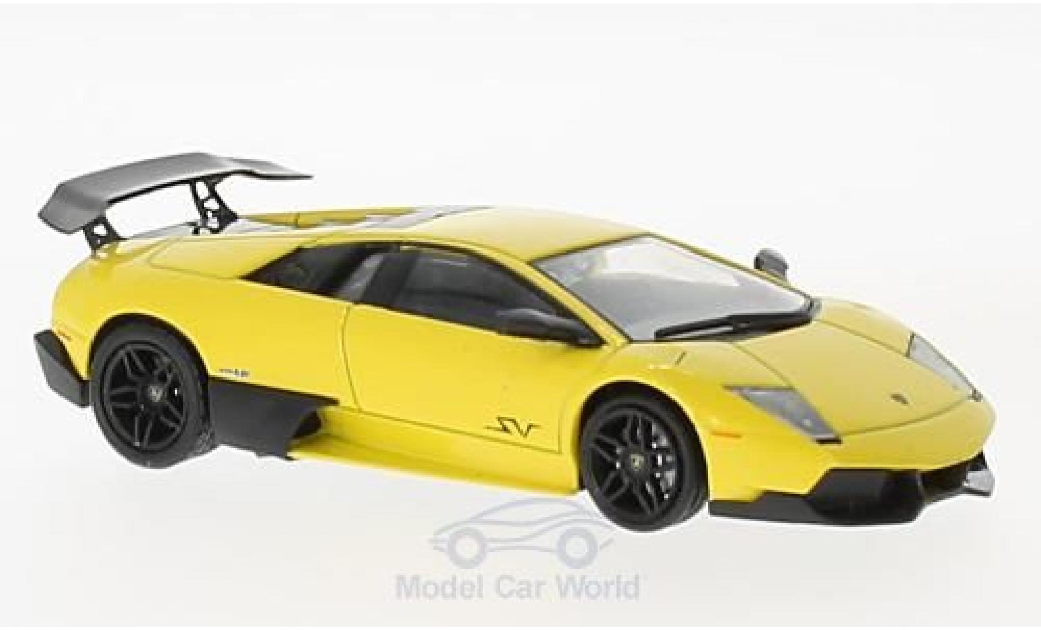 Lamborghini Murcielago 1/43 SpecialC LP 670-4 Superveloce geel 2009 modelauto