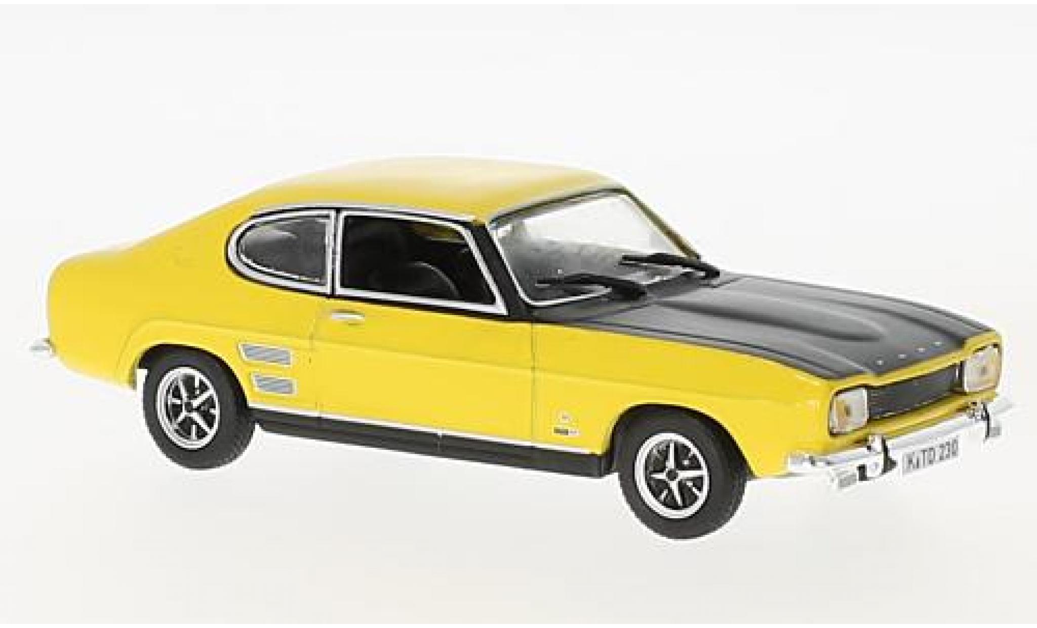 Ford Capri 1/43 SpecialC MKI 1700 GT geel/zwart 1969 sans Vitrine modelauto