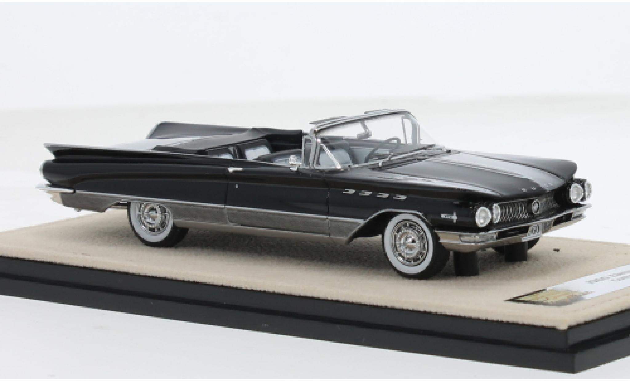 Buick Electra 1/43 Stamp Models 225 Cabriolet zwart 1960 1:43 modelauto
