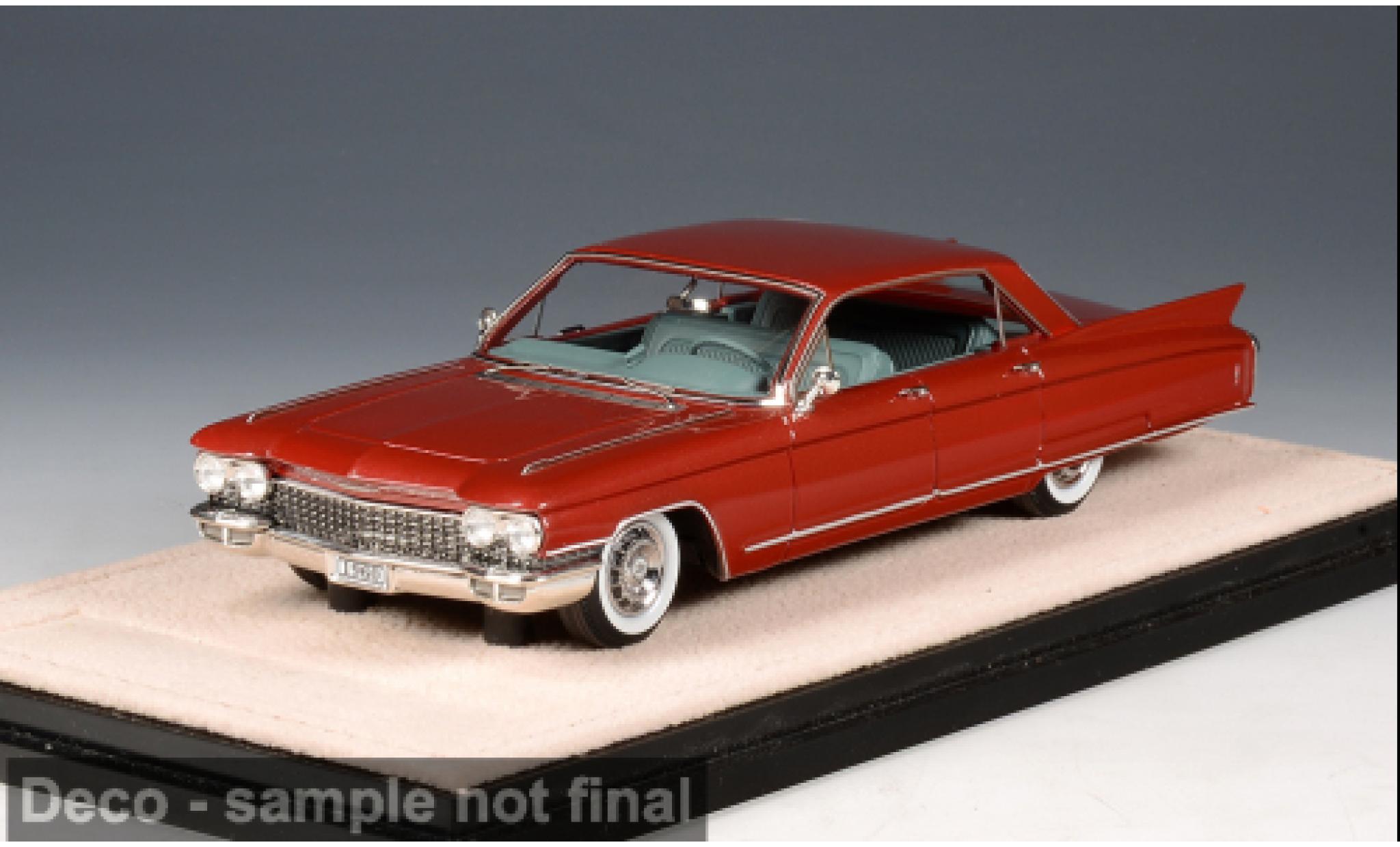 Cadillac Eldorado 1/43 Stamp Models Brougham Pininfarina rood 1960 1:43 modelauto