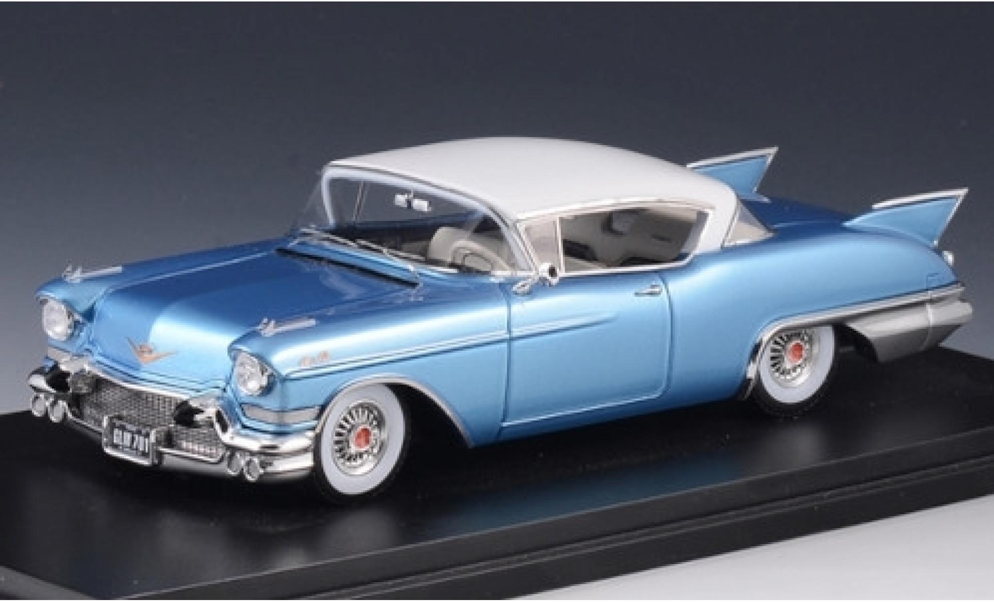 Cadillac Eldorado 1/43 Stamp Models Seville metallic blauw/wit 1957 modelauto