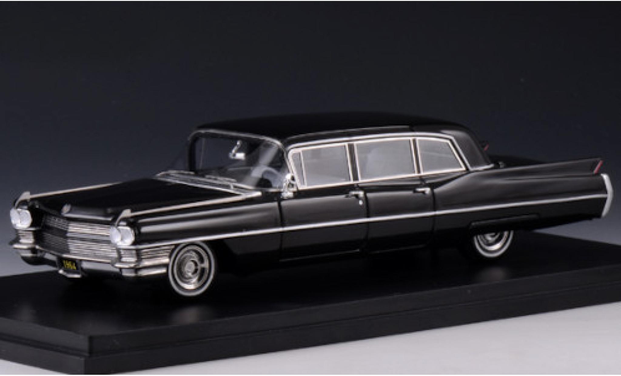 Cadillac Fleetwood 1/43 Stamp Models 75 Sedan zwart 1964 modelauto