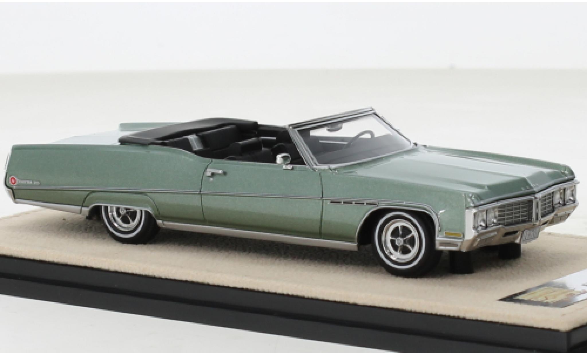 Buick Electra 1/43 Stamp Models 225 Cabriolet metallic groen 1970 modelauto