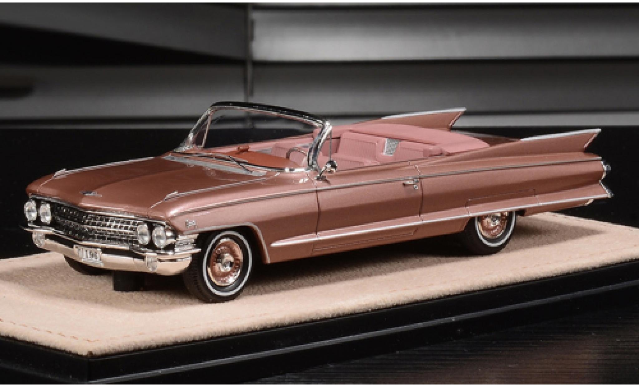 Cadillac Eldorado 1/43 Stamp Models Biarritz metallic roze 1961 modelauto