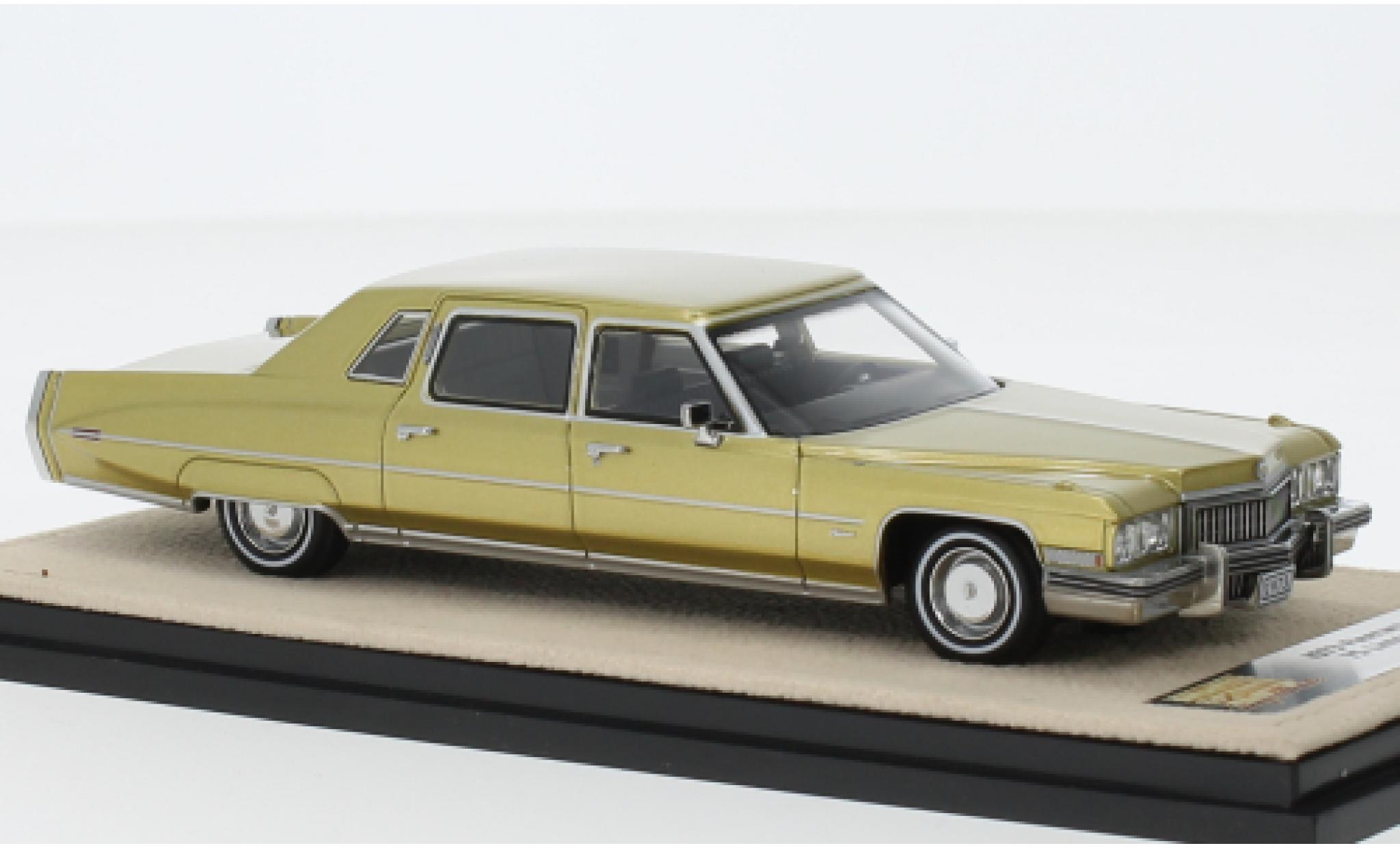 Cadillac Fleetwood 1/43 Stamp Models 75 Sedan dor&eacute; 1973 modelauto