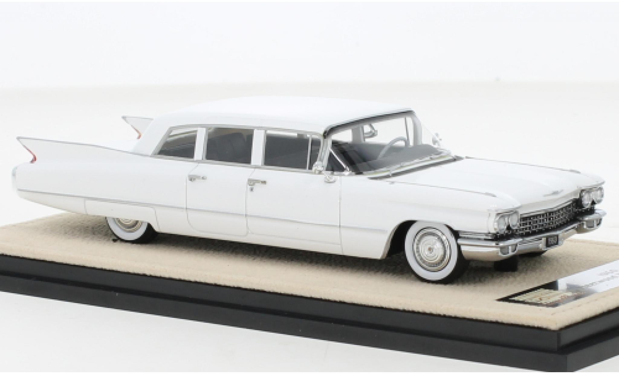 Cadillac Fleetwood 1/43 Stamp Models 75 Sedan wit 1960 modelauto