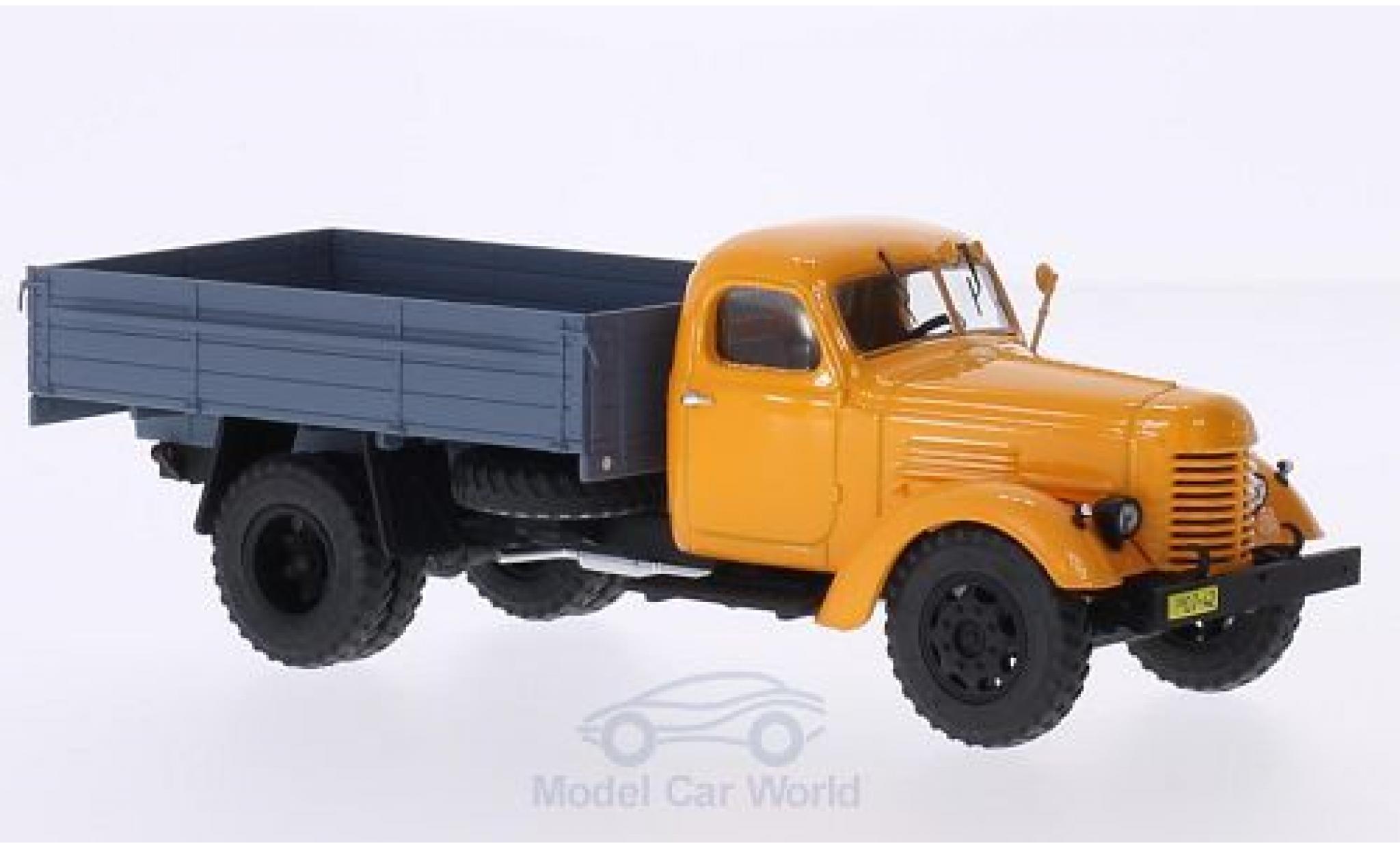 Zis 150 1/43 Start Scale Models ZIS oranje/matt-grijs modelauto