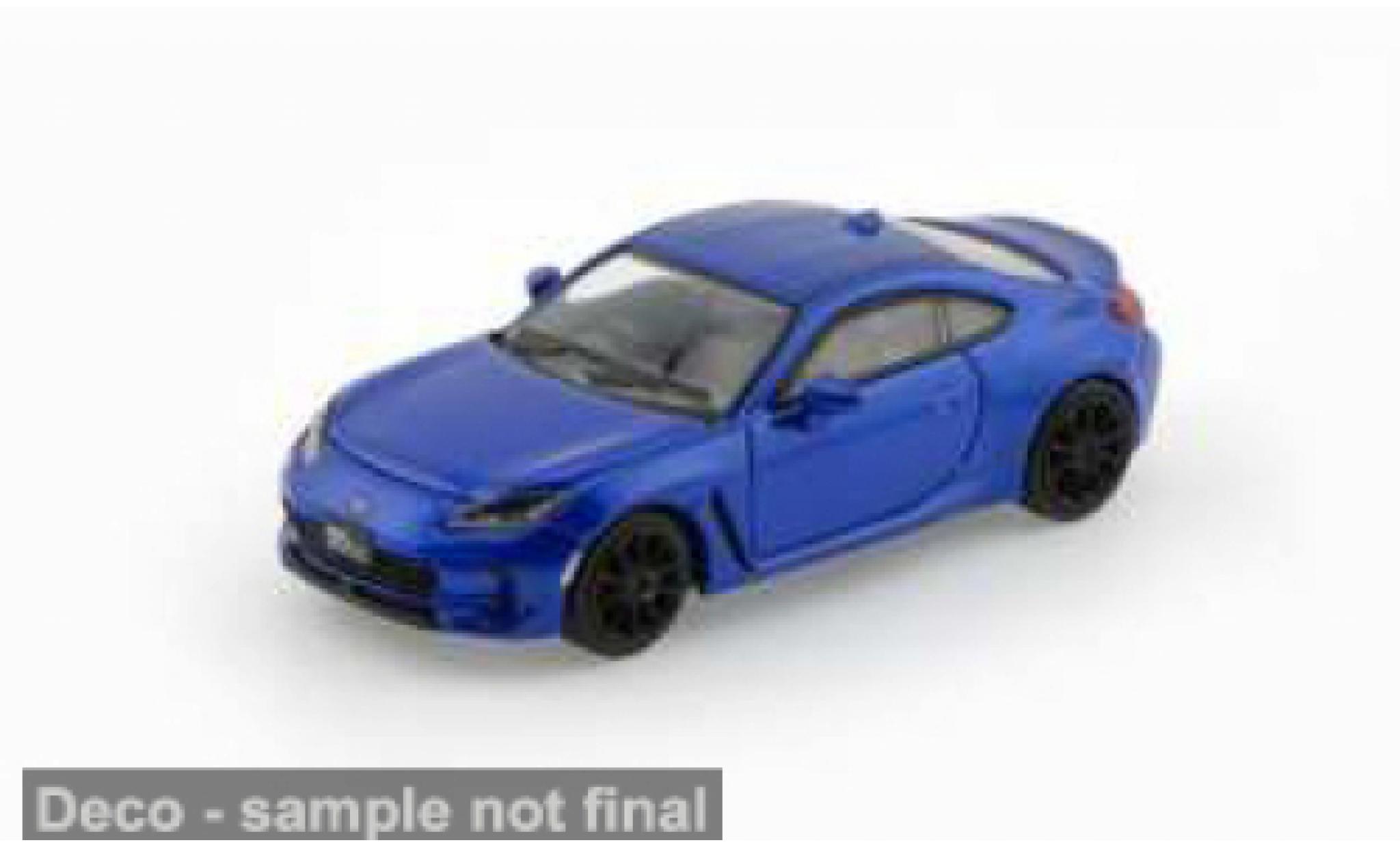Subaru BRZ 1/64 BM Creations blauw 1:64 modelauto