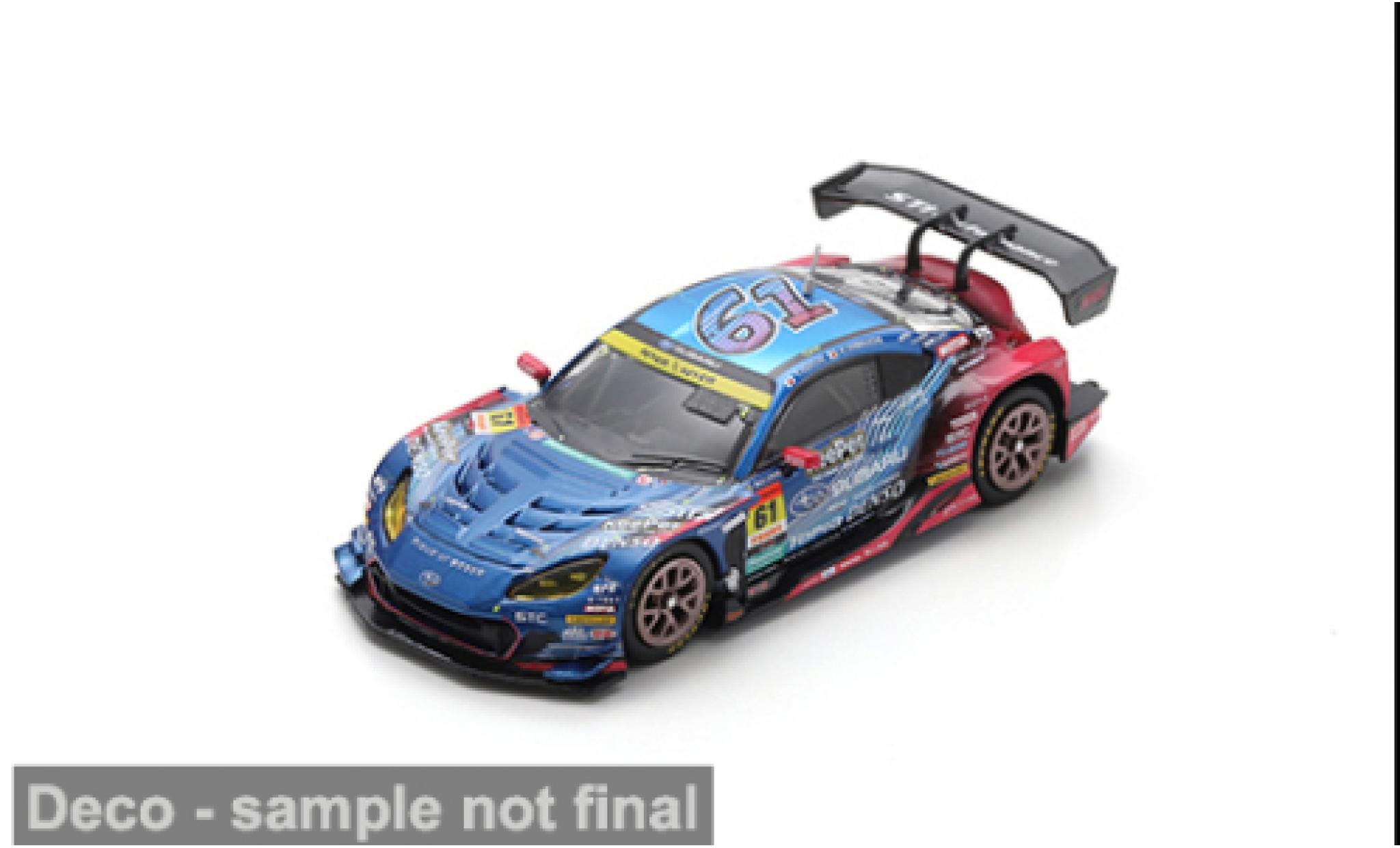 Subaru BRZ 1/64 Spark GT300 (ZD8) Super GT 2025 #61 T.Iguchi/H.Yamauchi 1:64 modelauto