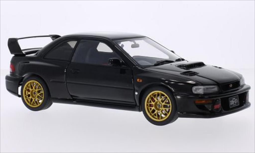 Subaru Impreza 22B 1/18 Autoart 22B zwart 1998 modelauto