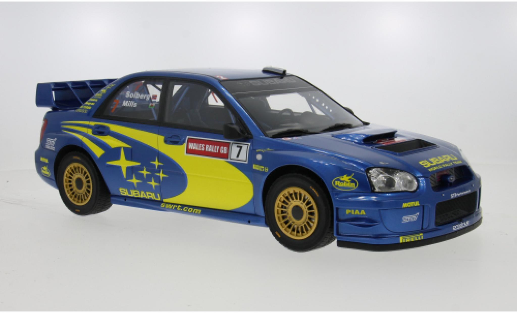 Subaru Impreza 1/12 Ottomobile (S9) WRC Rallye Wales 2003 #7 P.Solberg 1:12 modelauto