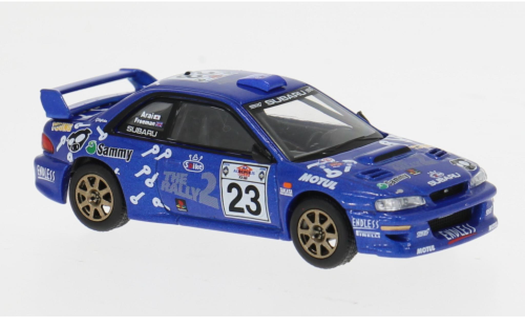 Subaru Impreza 1/64 Mini GT WRC99 WRC Rally Acropolis 2000 #23 1:64 modelauto