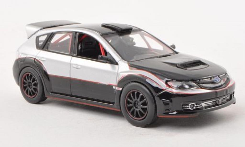 Subaru Impreza WRX 1/43 Greenlight WRX STi zwart/grijs Fast & Furious 2009 modelauto