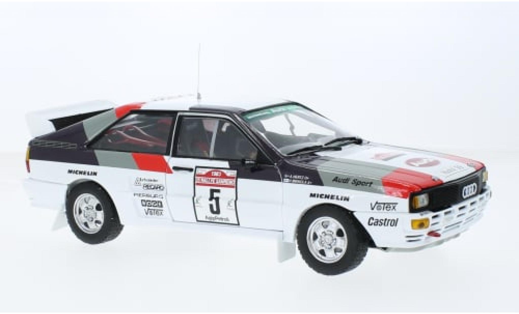 Audi Quattro 1/18 Sun Star A2 No.5 Rallye WM Rallye San Remo 1983 1:18 modelauto