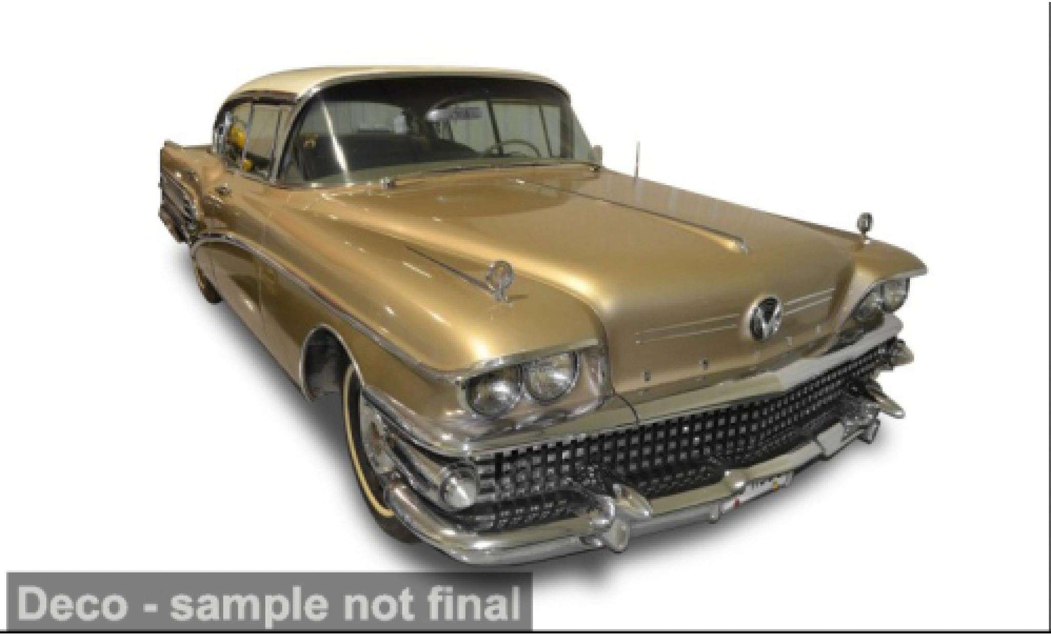 Buick Limited 1/18 Sun Star Riviera Coupe gold 1958 1:18 modelauto