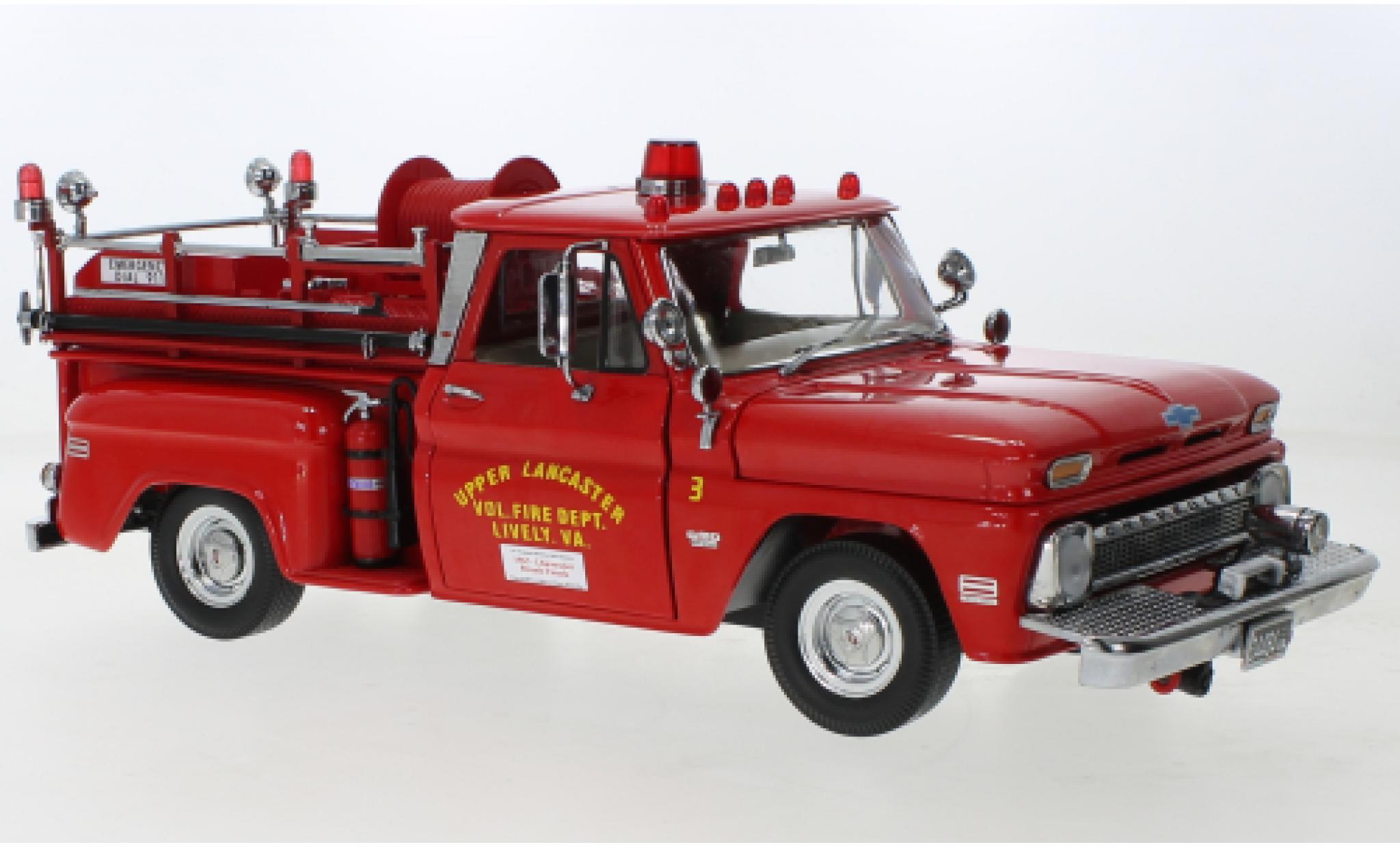 Chevrolet C-20 1/18 Sun Star Fire Truck Upper Lancaster Brandweer (US) 1965 1:18 modelauto