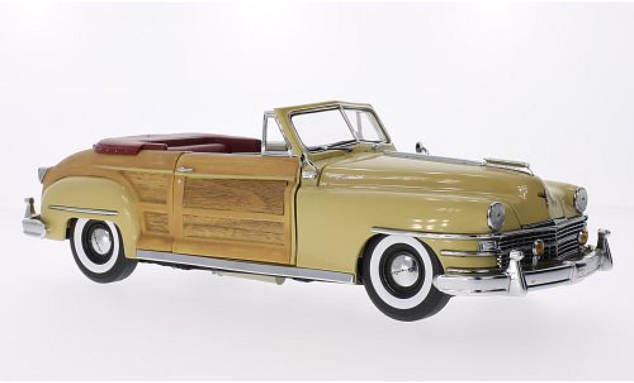 Chrysler Town & Country 1/18 Sun Star beige/Holzoptik 1948 modelauto