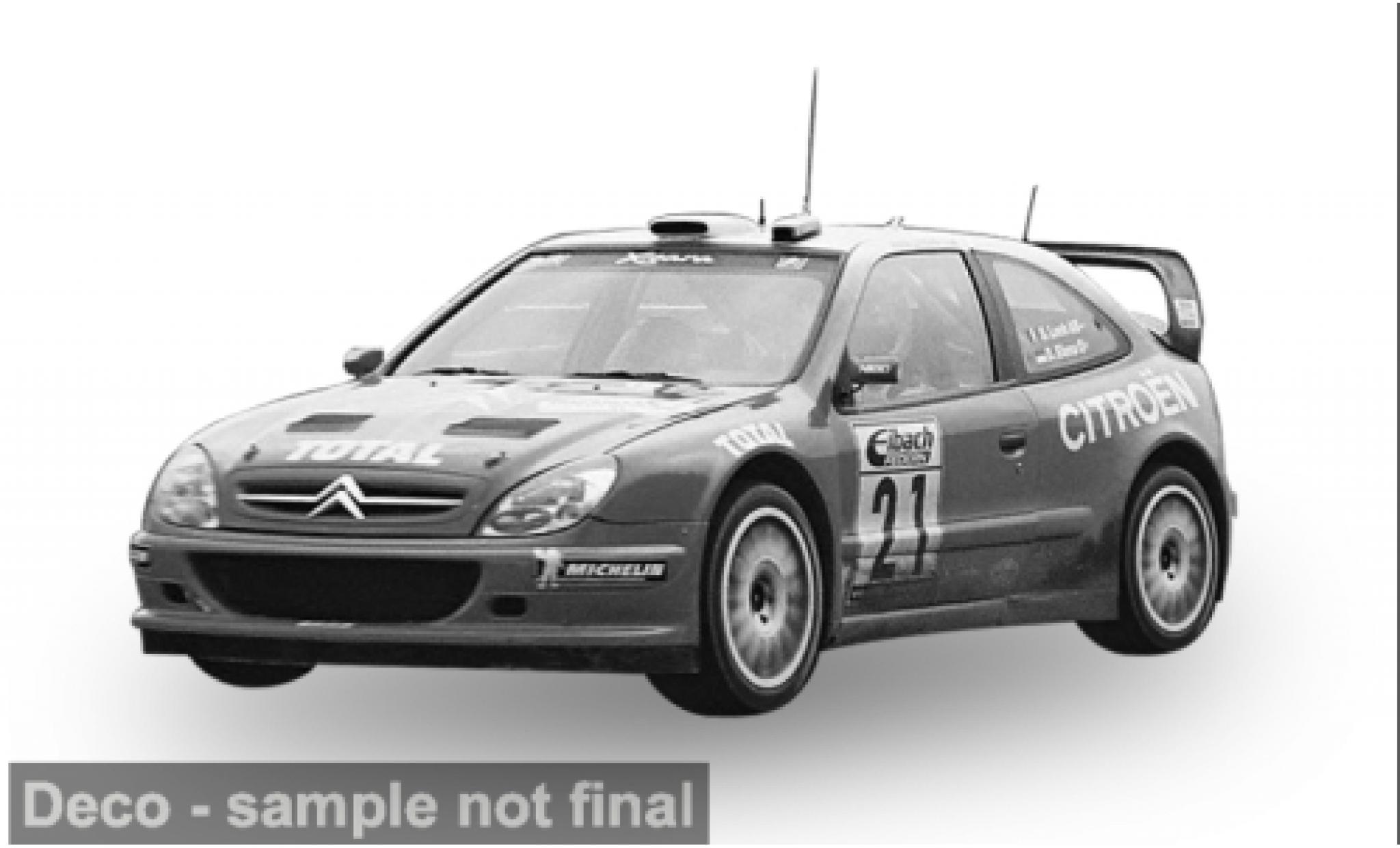 Citroen Xsara 1/18 Sun Star Rallye Deutschland 2002 #21 1:18 modelauto