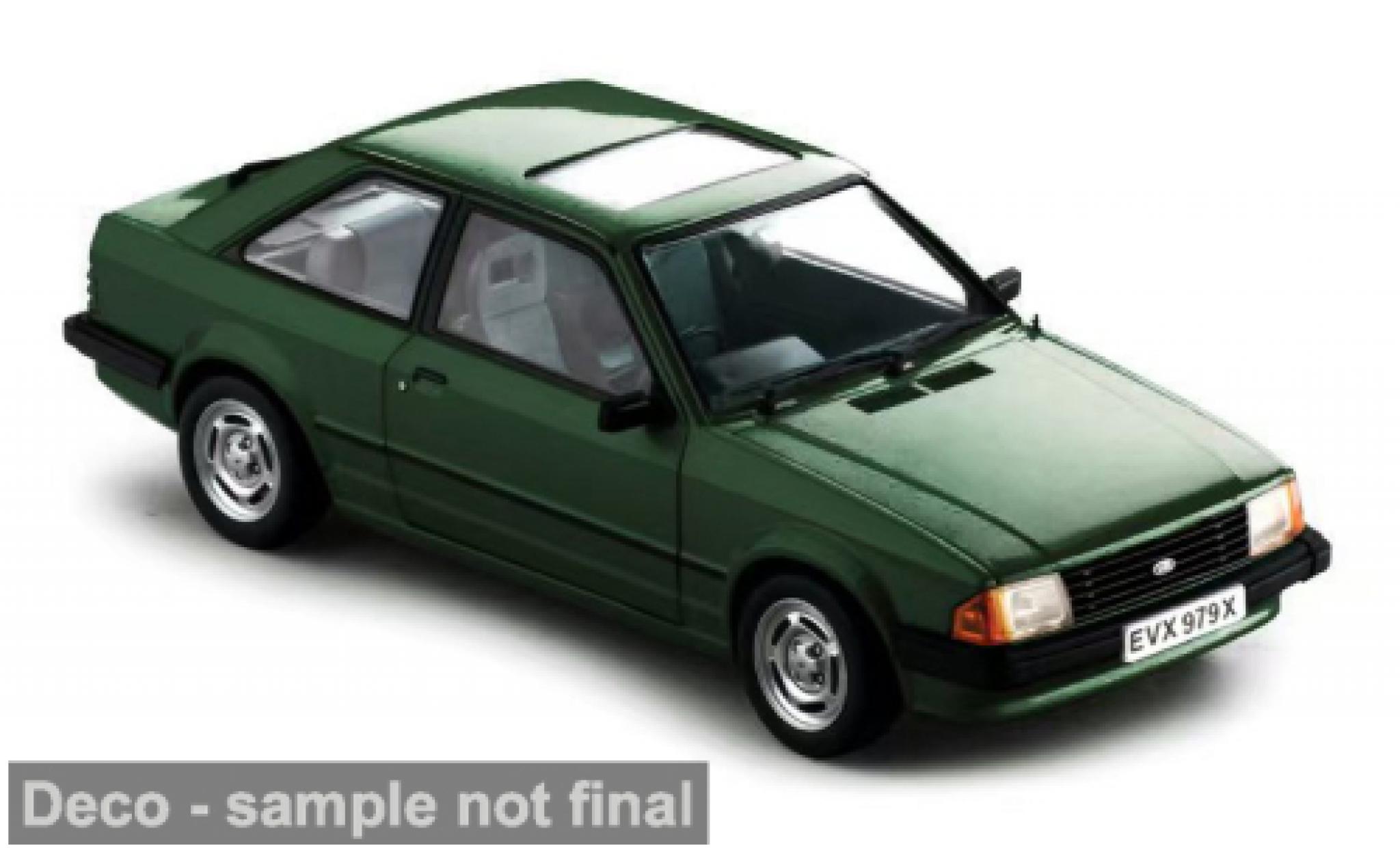 Ford Escort 1/18 Sun Star MK III GL groen 1981 1:18 modelauto
