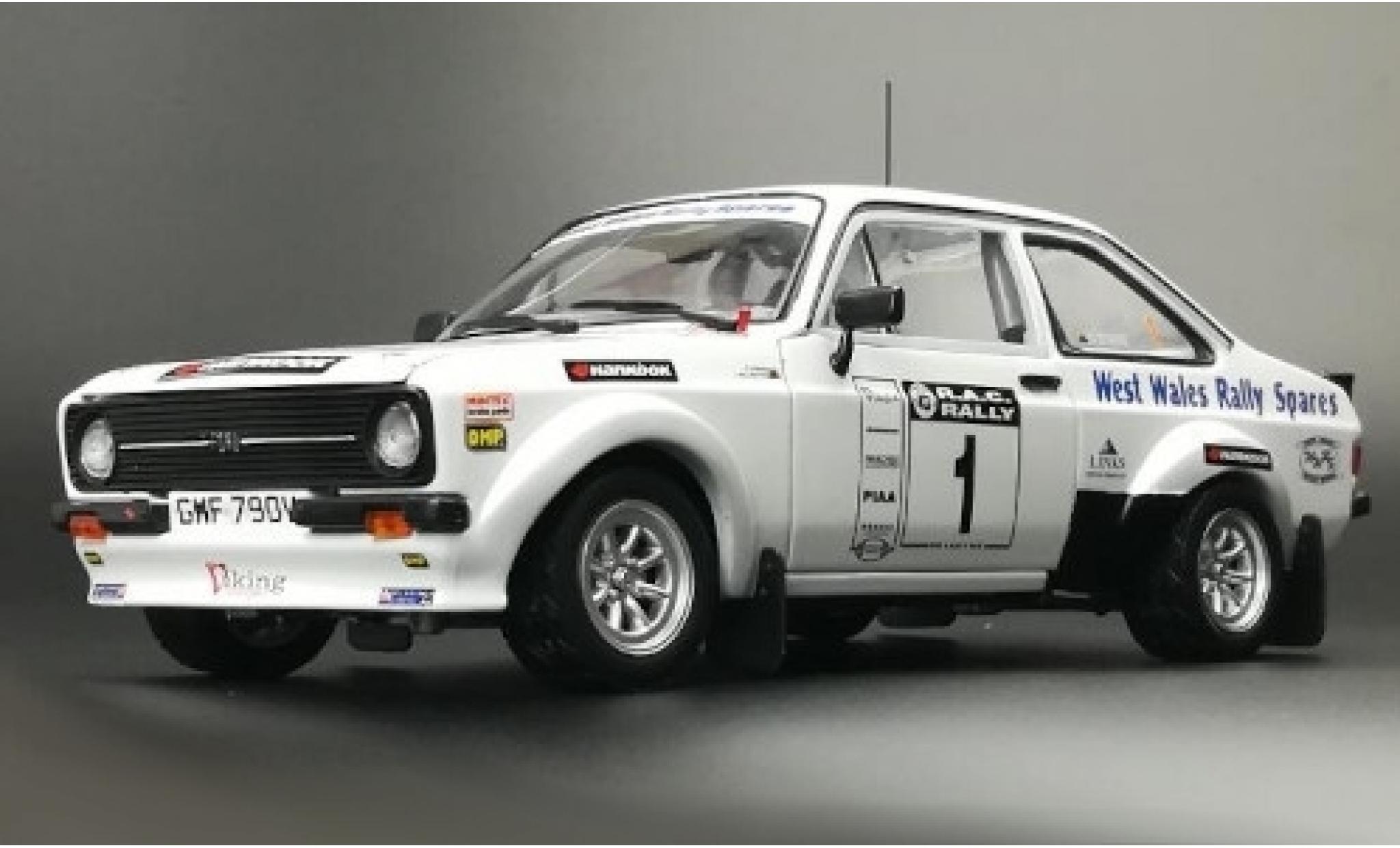 Ford Escort 1/18 Sun Star MkII RS1800 No.1 Viking Motorsport West Wales Rally Spares RAC Rally 2009 G.Evans/J.Millington modelauto