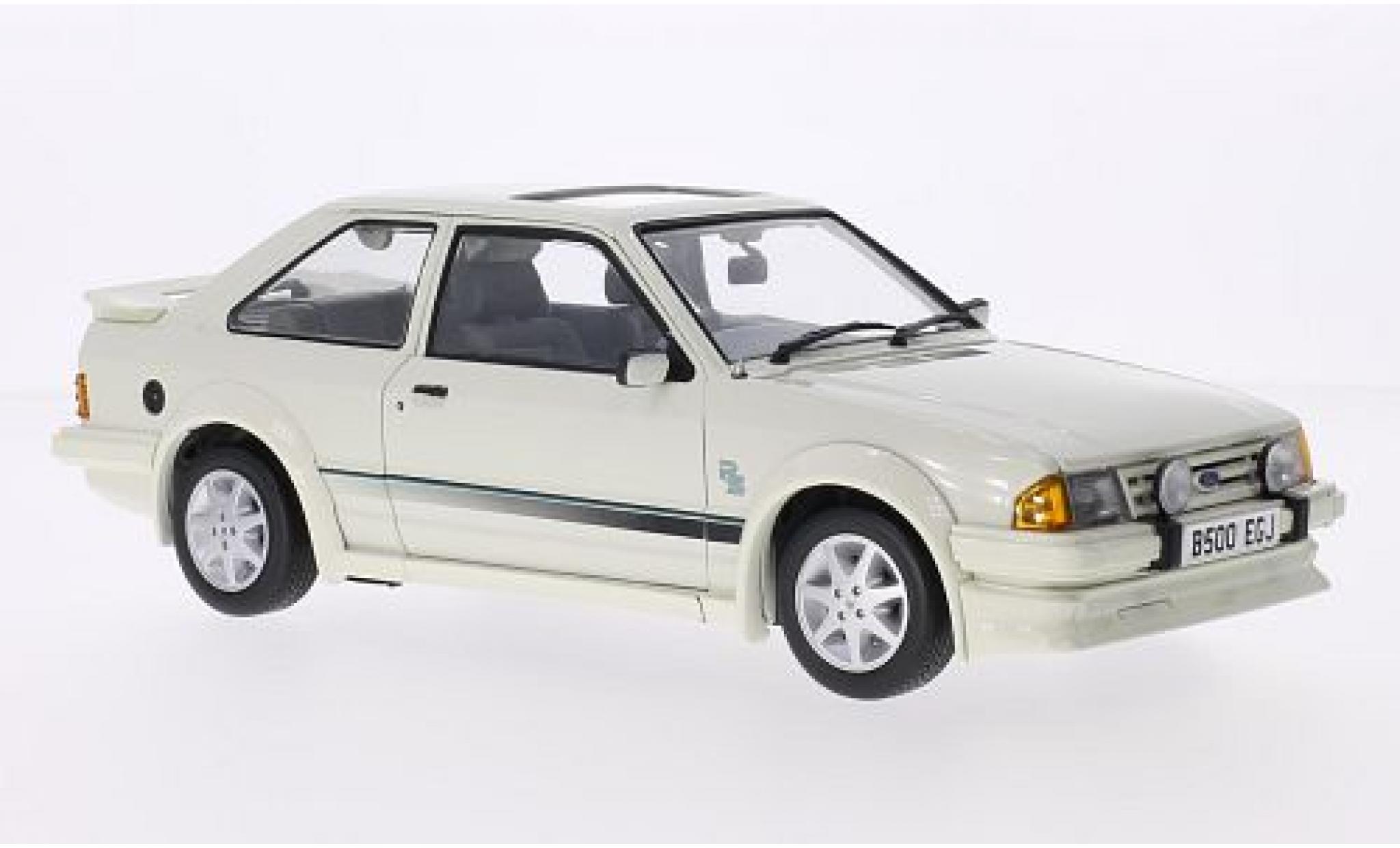 Ford Escort 1/18 Sun Star MkIII RS Turbo wit RHD 1984 modelauto