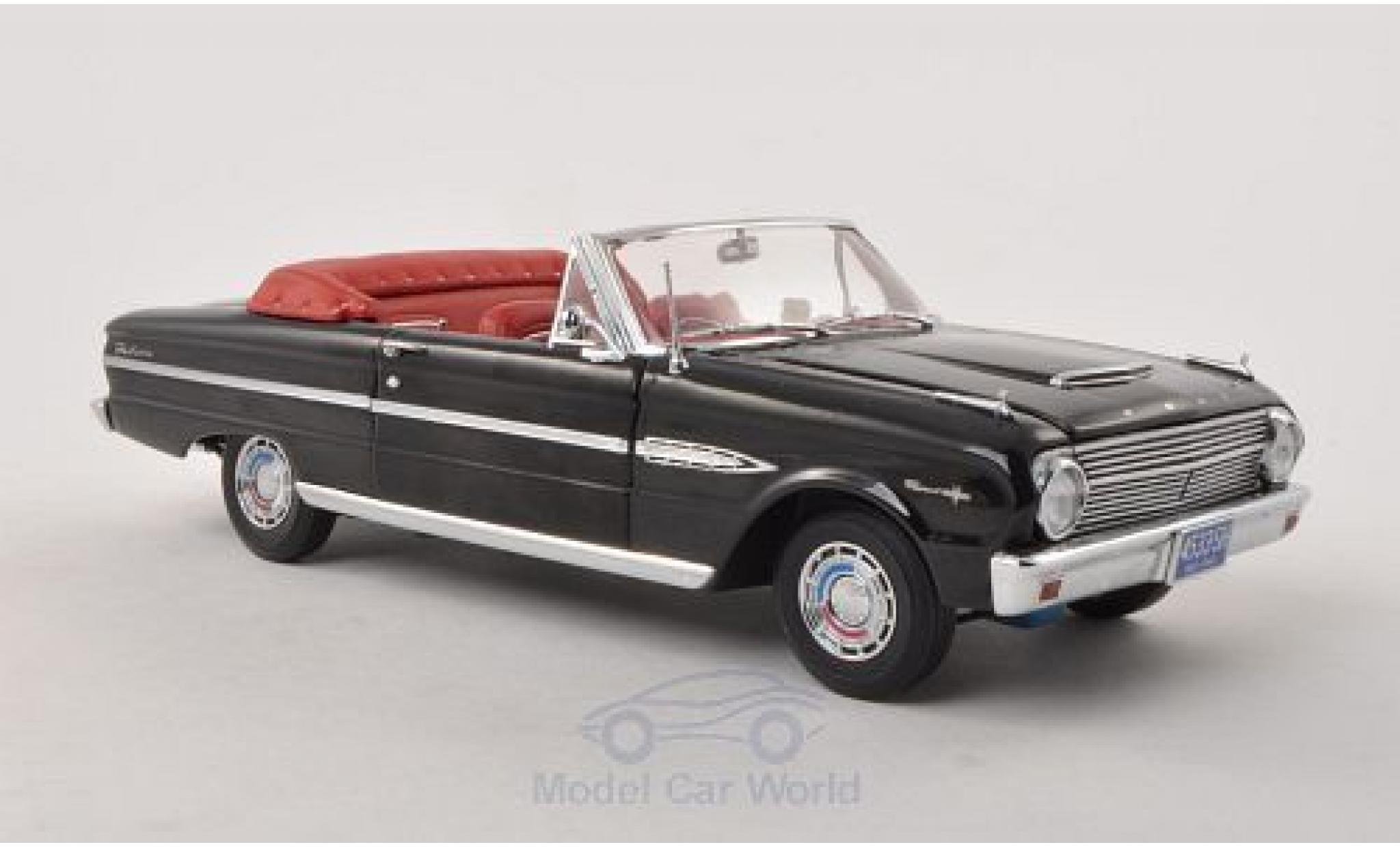 Ford Falcon 1/18 Sun Star Cabriolet zwart 1963 offen modelauto
