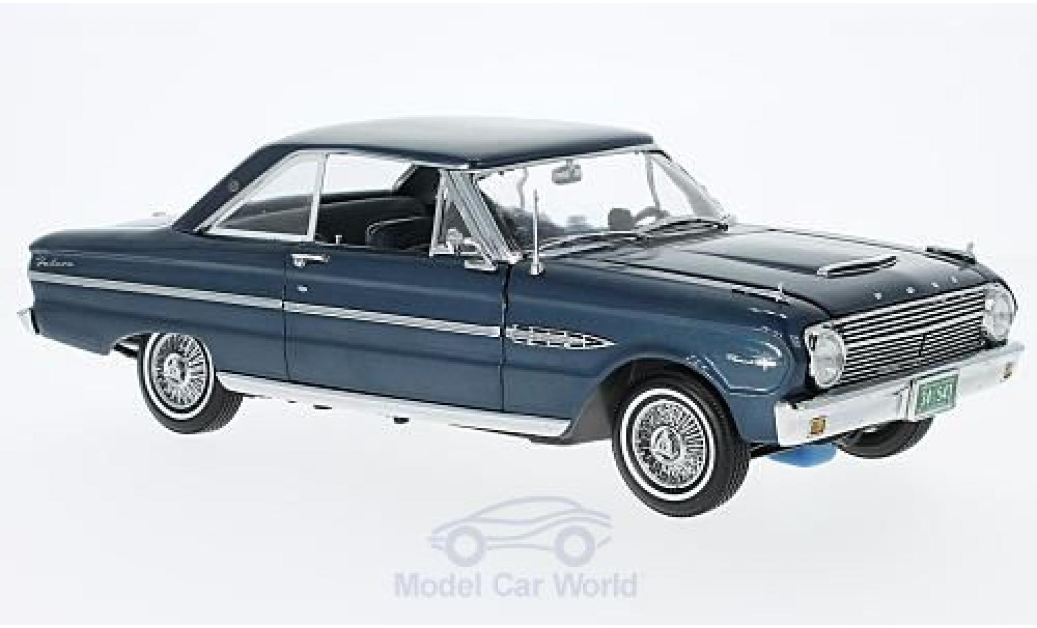 Ford Falcon 1/18 Sun Star HardTop metallic blauw 1963 ohne Vitrine modelauto