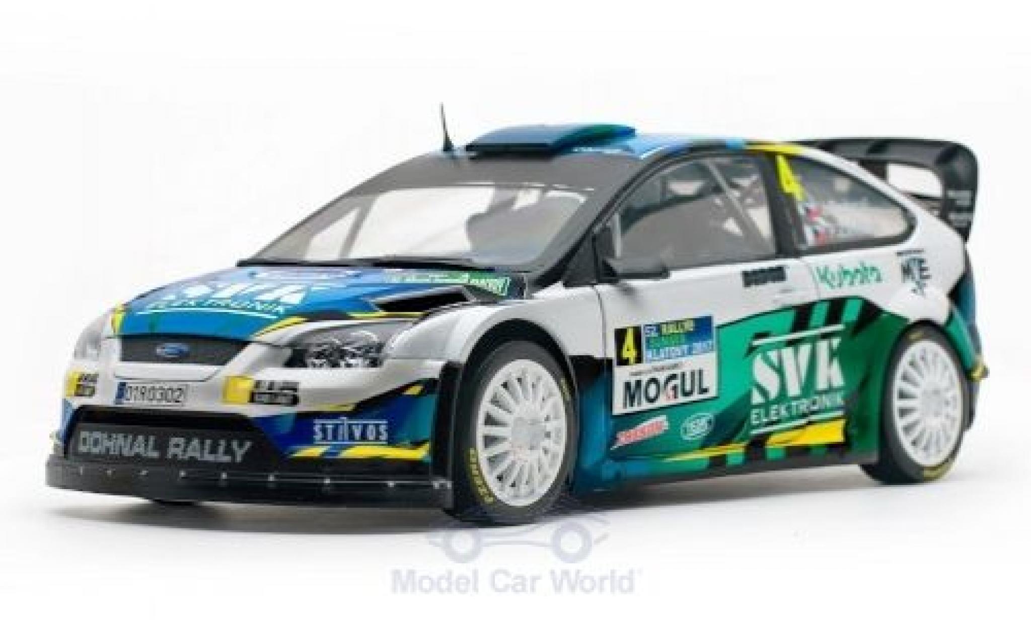Ford Focus 1/18 Sun Star RS WRC No.4 Rally Sumava Klatovy 2017 J.Dohnal/M.Ernst modelauto