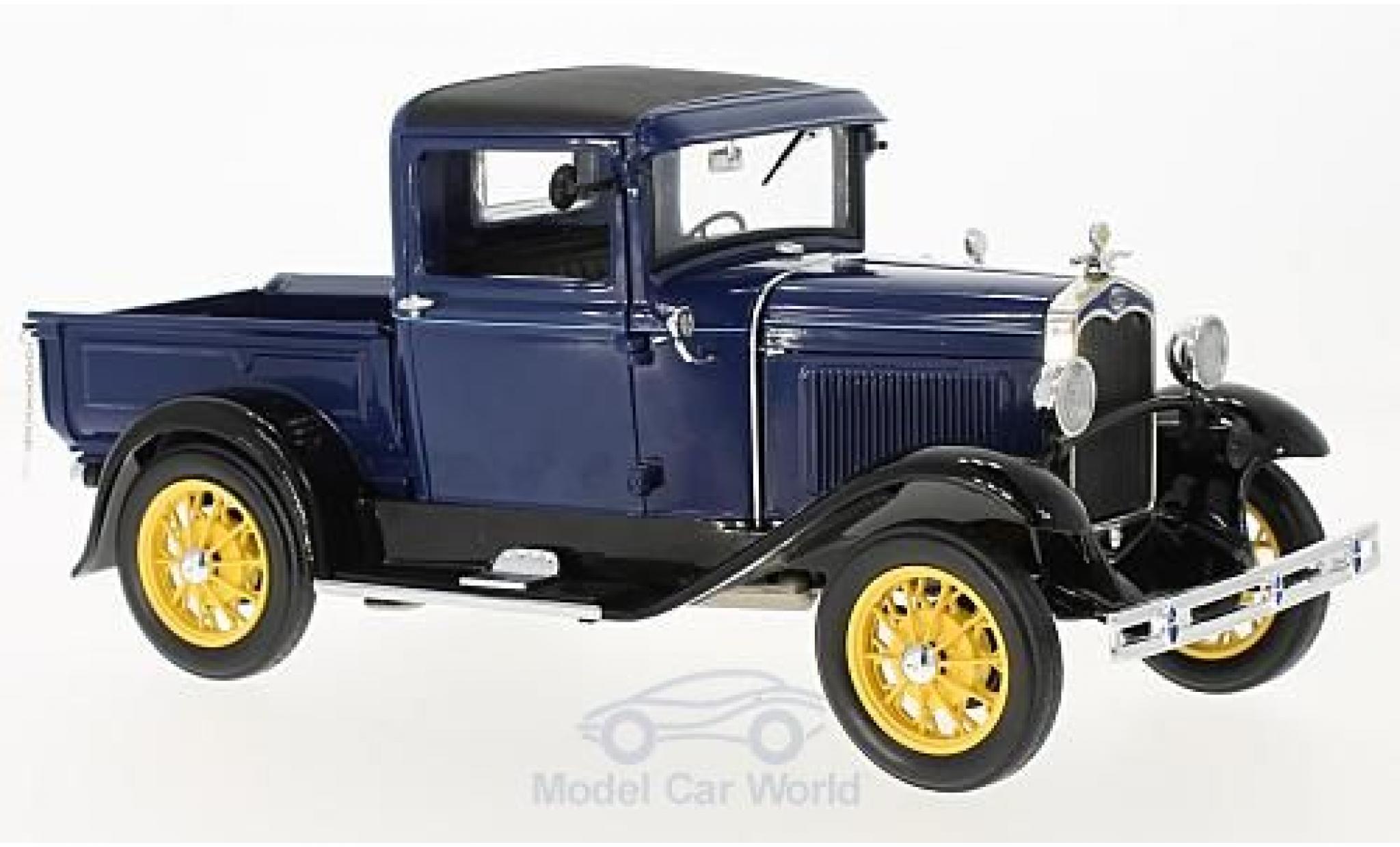 Ford Model A 1/18 Sun Star Pick Up blauw/zwart 1931 modelauto