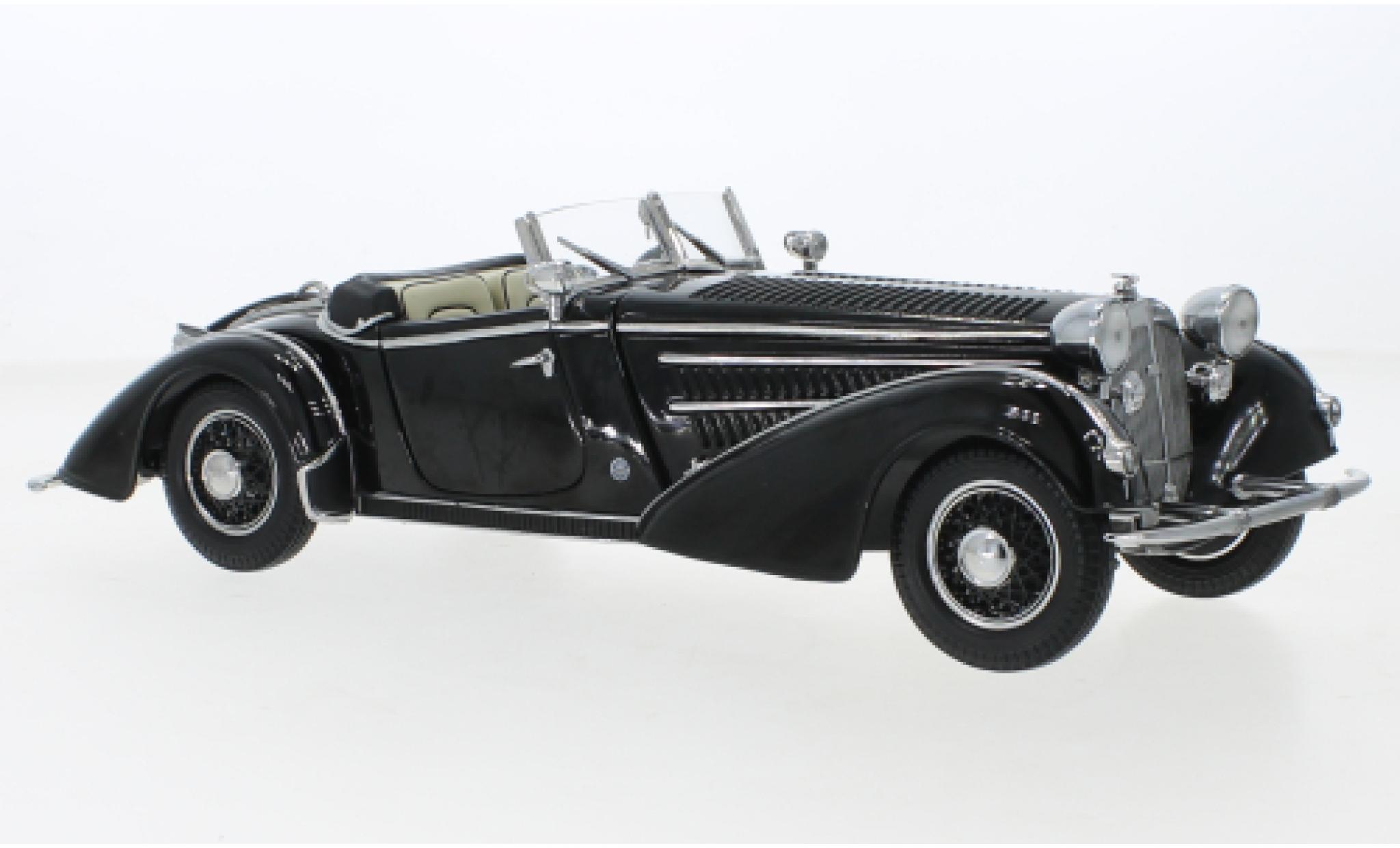 Horch 855 1/18 Sun Star Roadster zwart 1939 1:18 modelauto