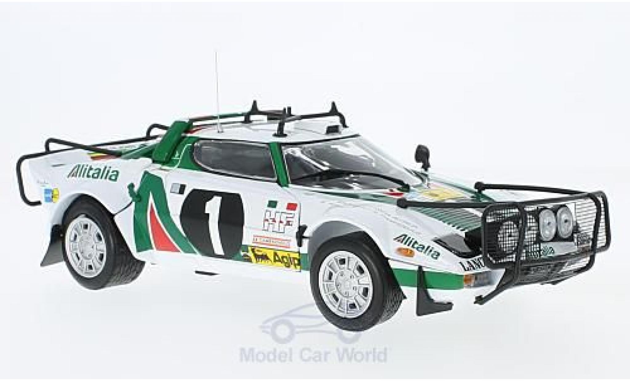 Lancia Stratos Rallye 1/18 Sun Star HF Rally No.1 Alitalia Rallye WM Safari Rallye 1976 B.Waldegard/H.Thorszelius modelauto